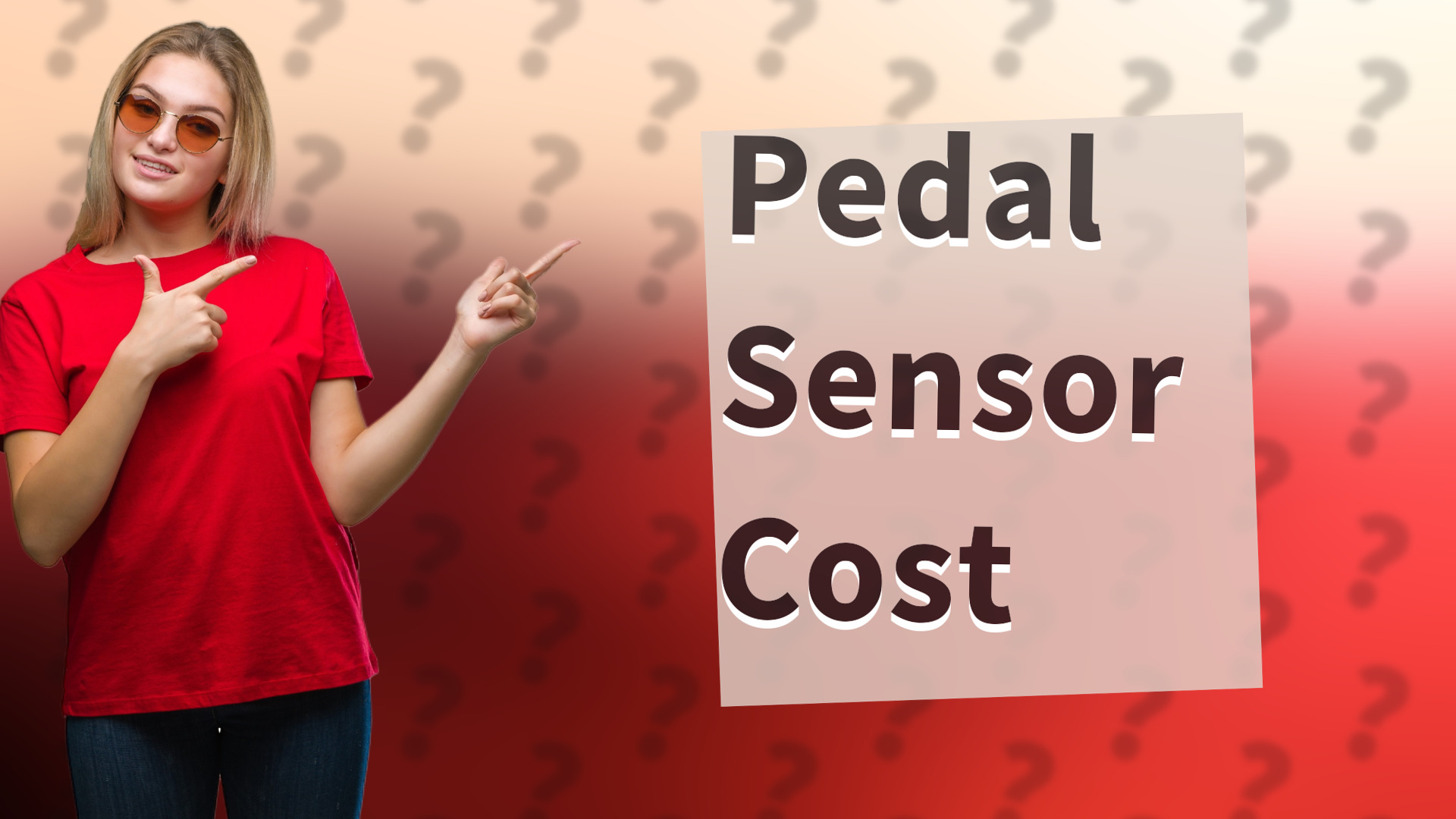 Pedal Sensor Cost