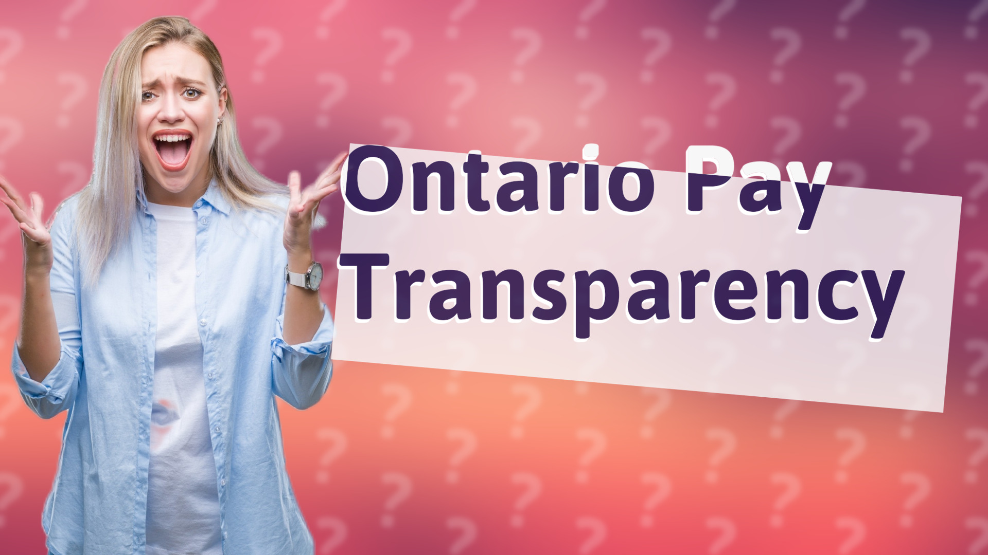 Ontario Pay Transparency