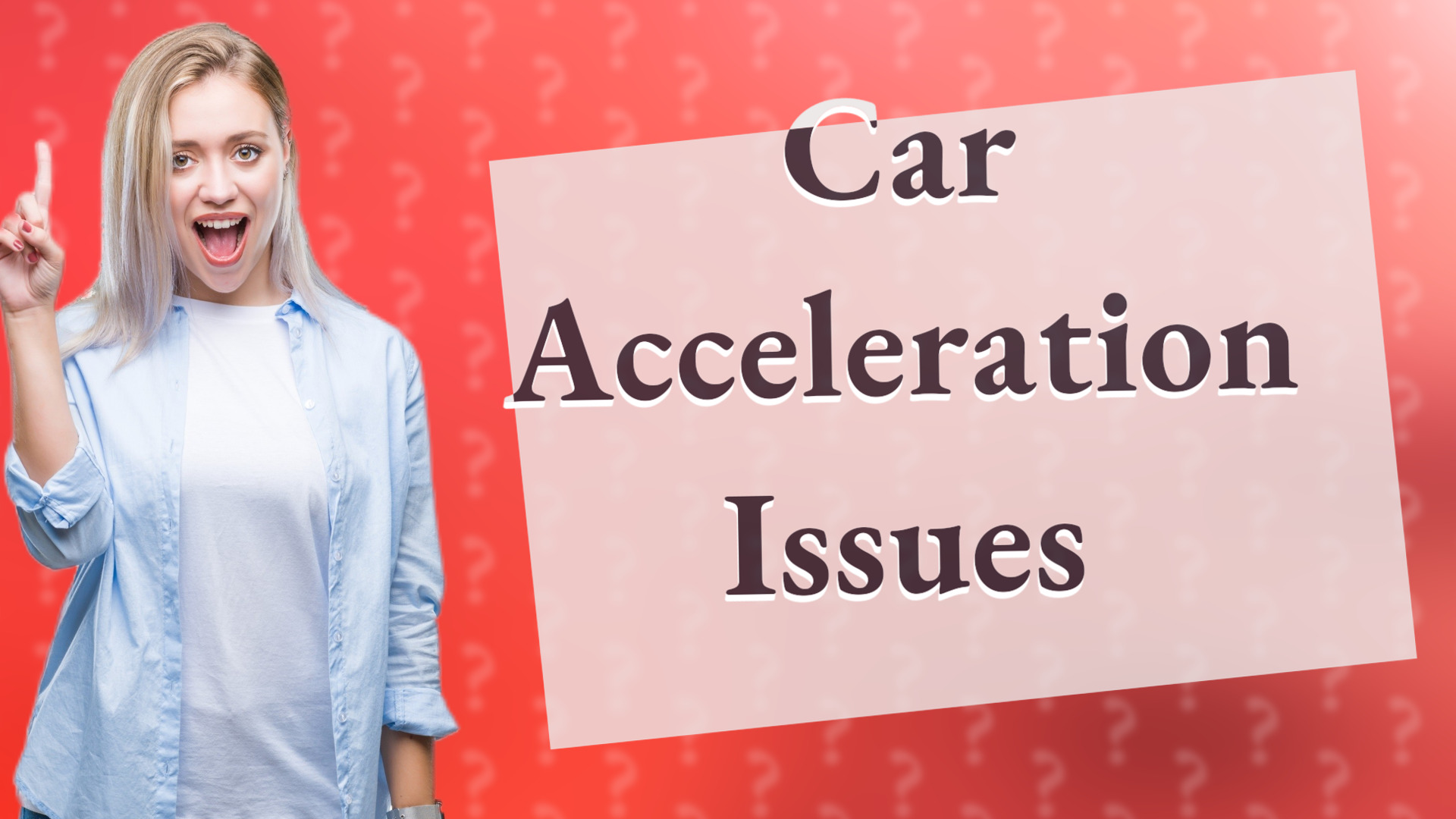 Car Acceleration Issues