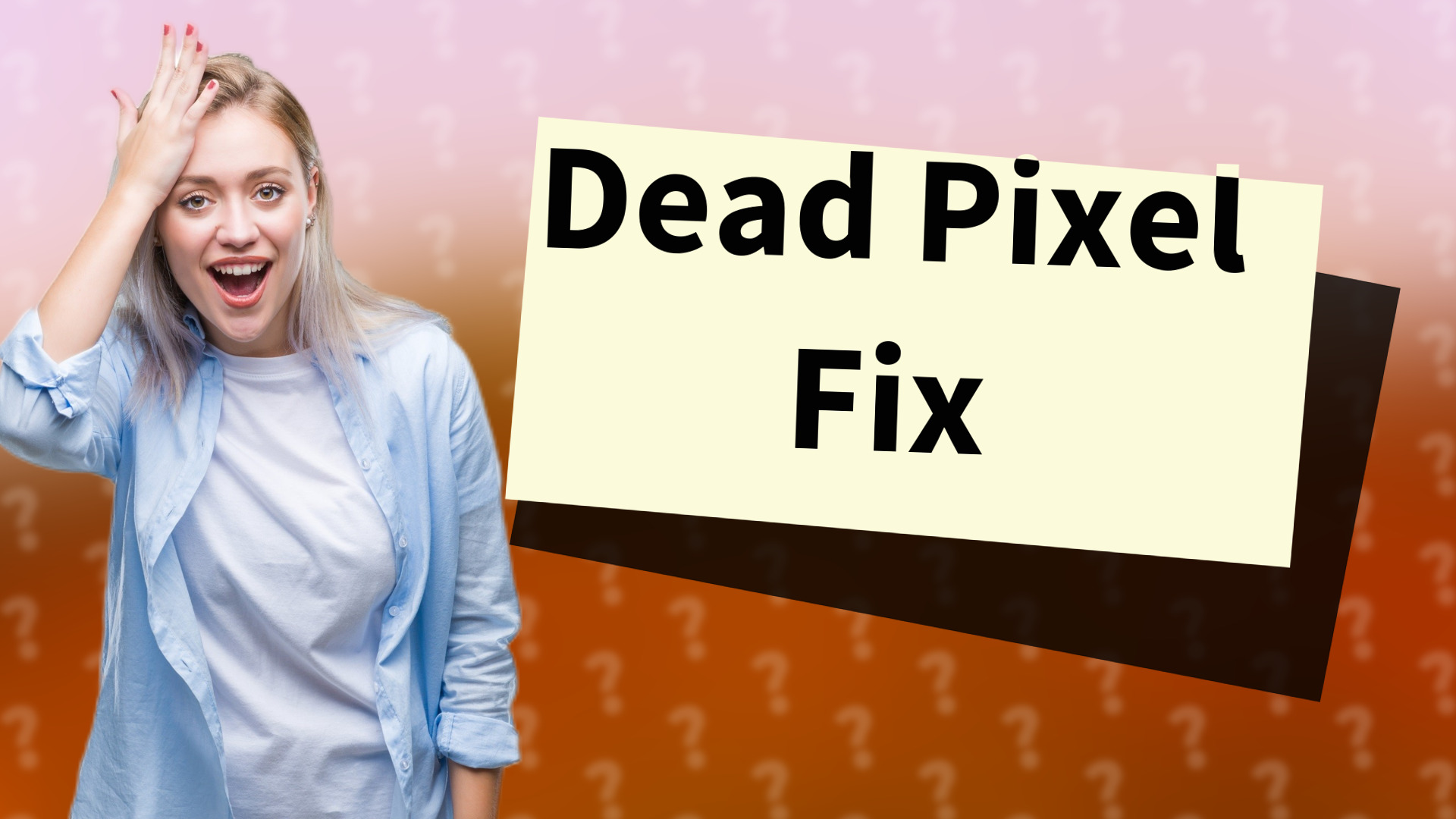 Dead Pixel Fix