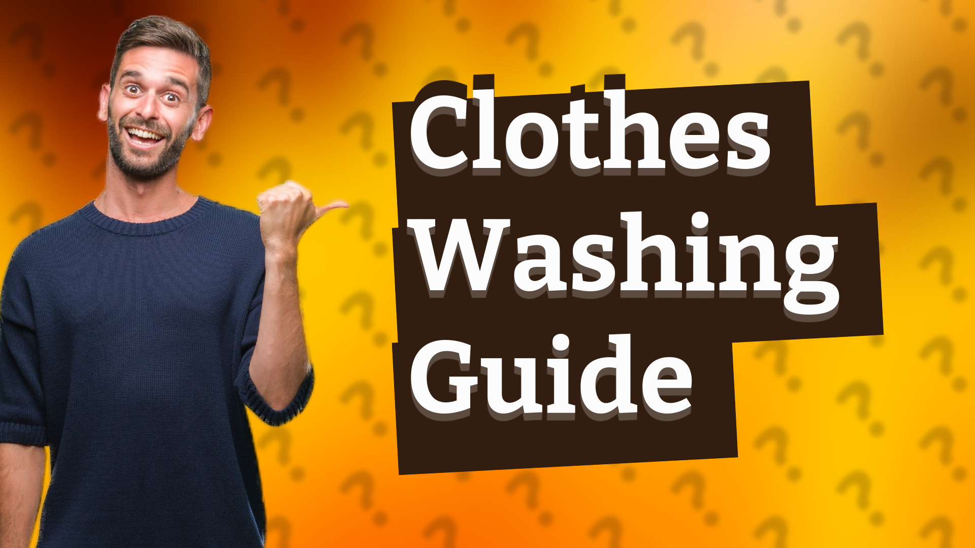Clothes Washing Guide