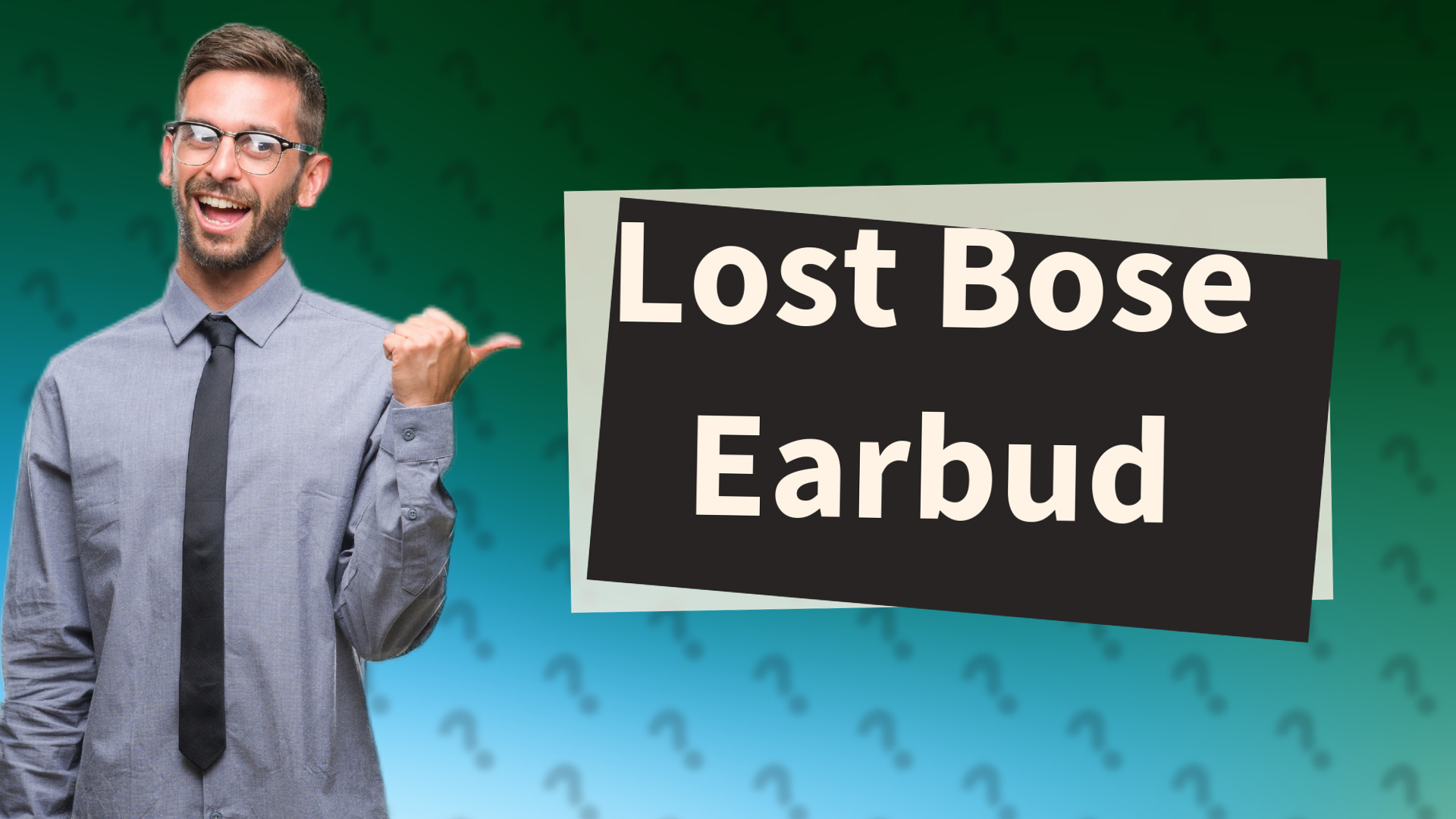 Lost Bose Earbud