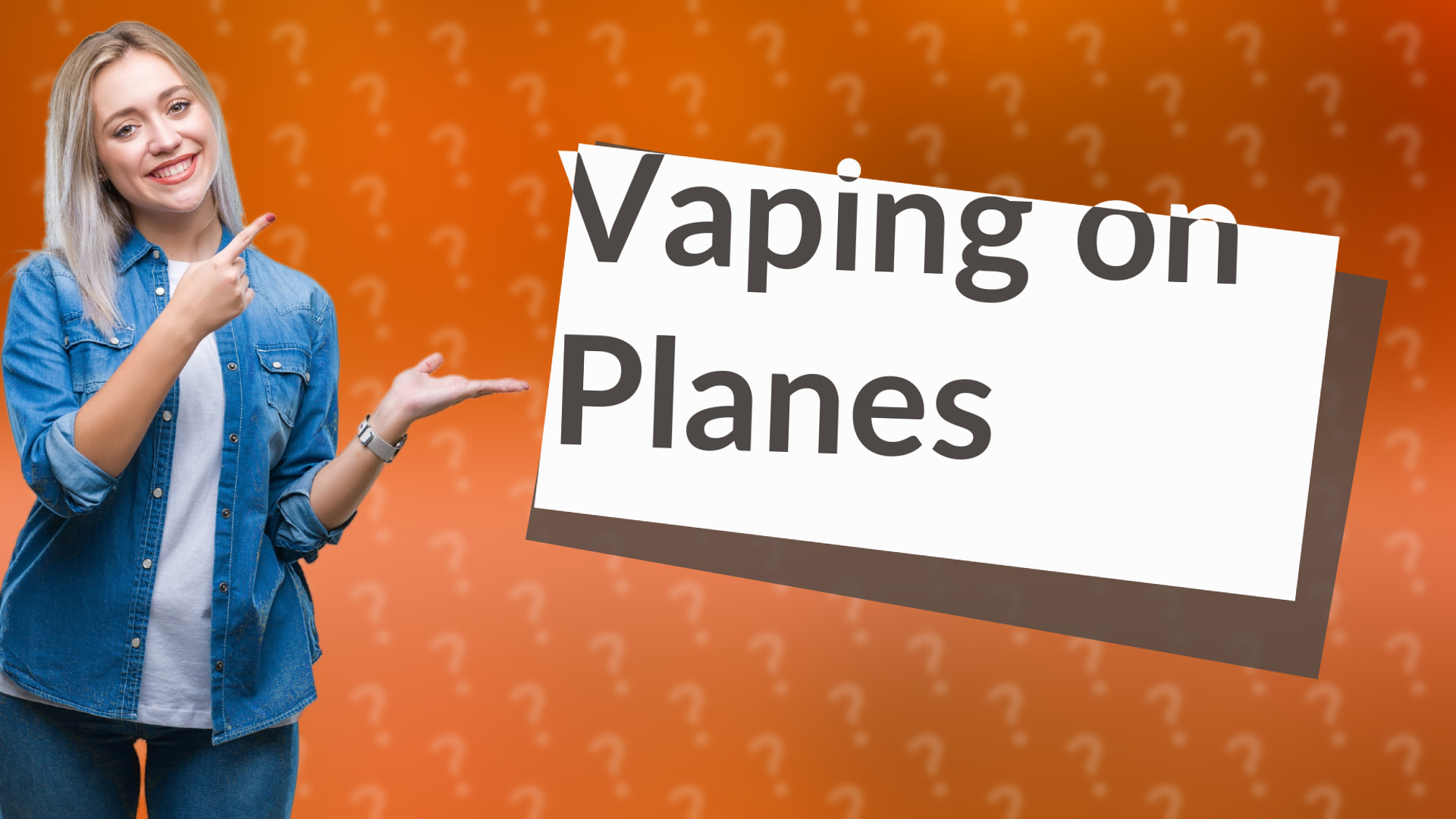 Vaping on Planes
