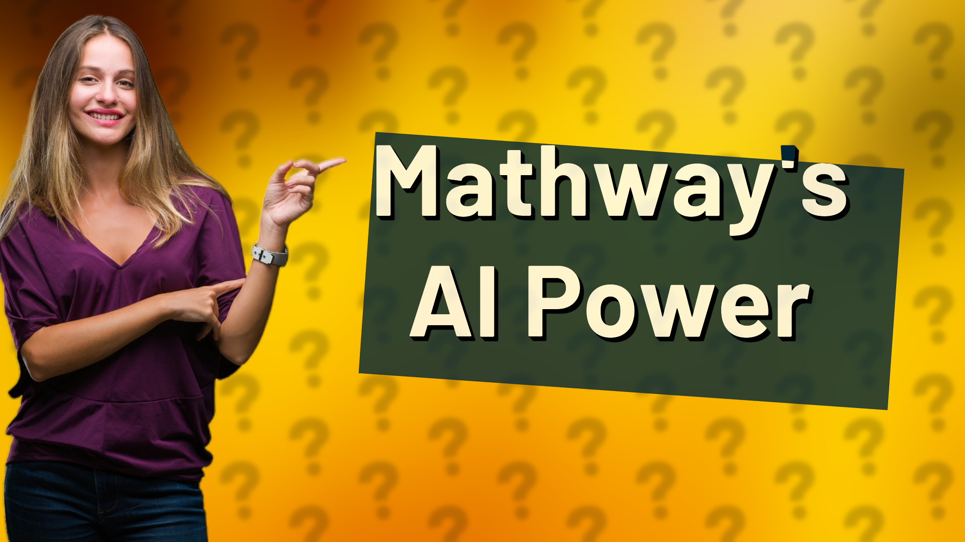 Mathway's AI Power
