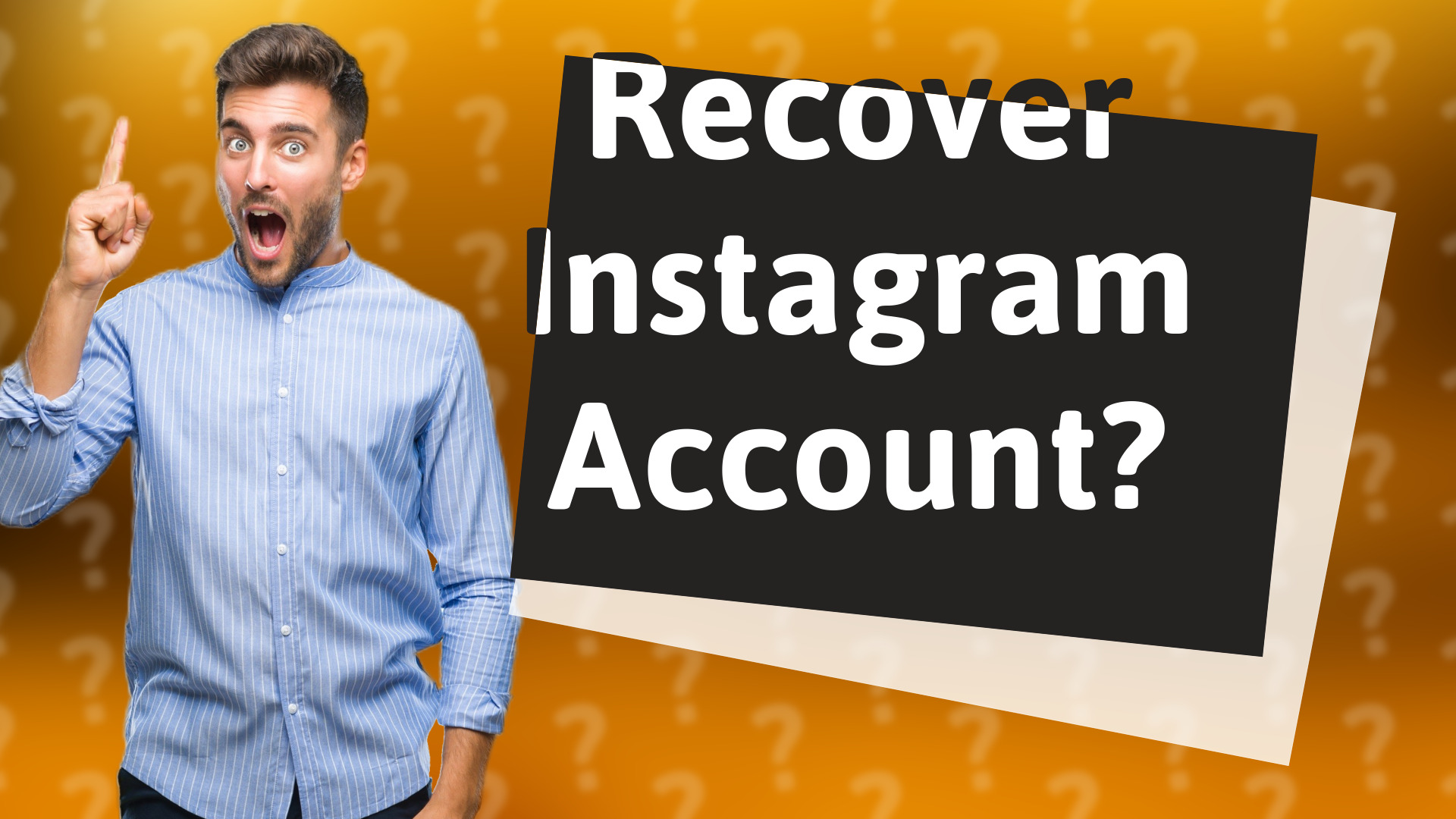 Recover Instagram Account?