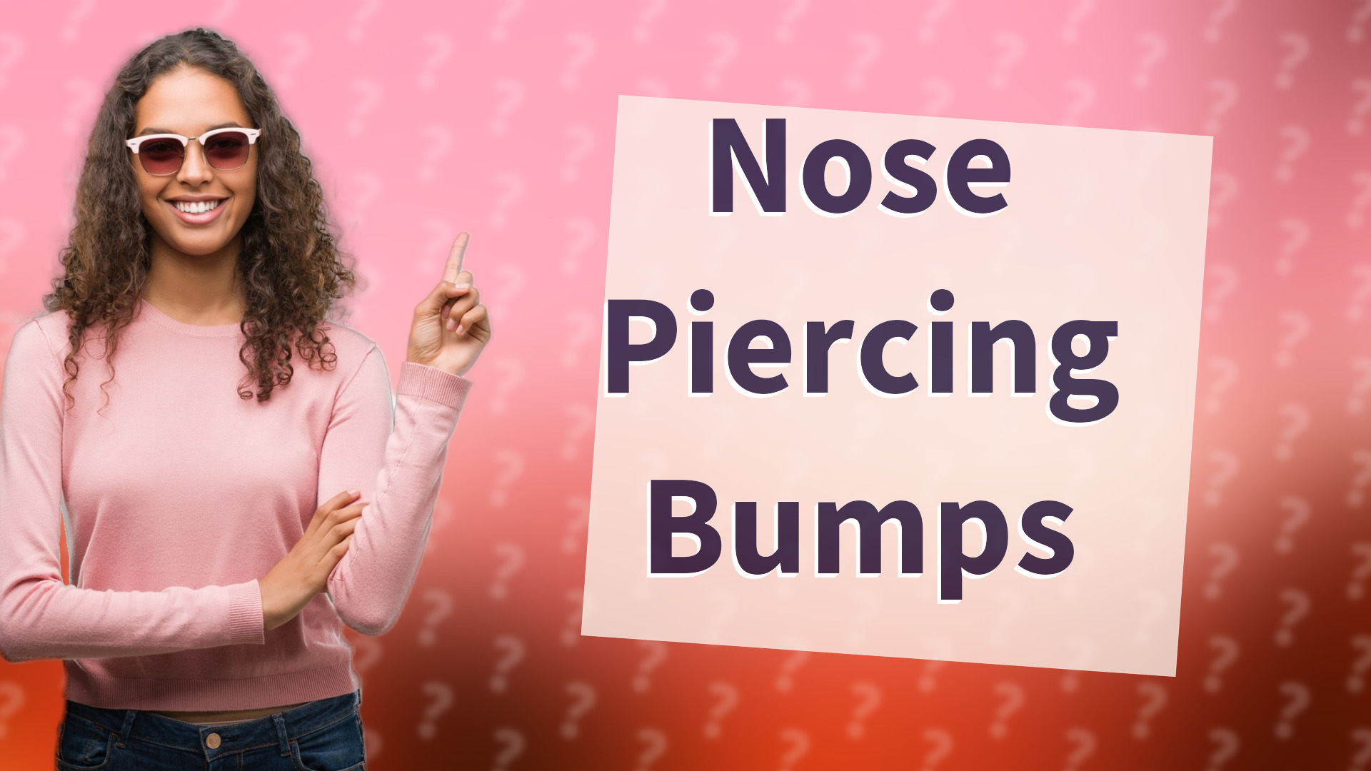 Nose Piercing Bumps