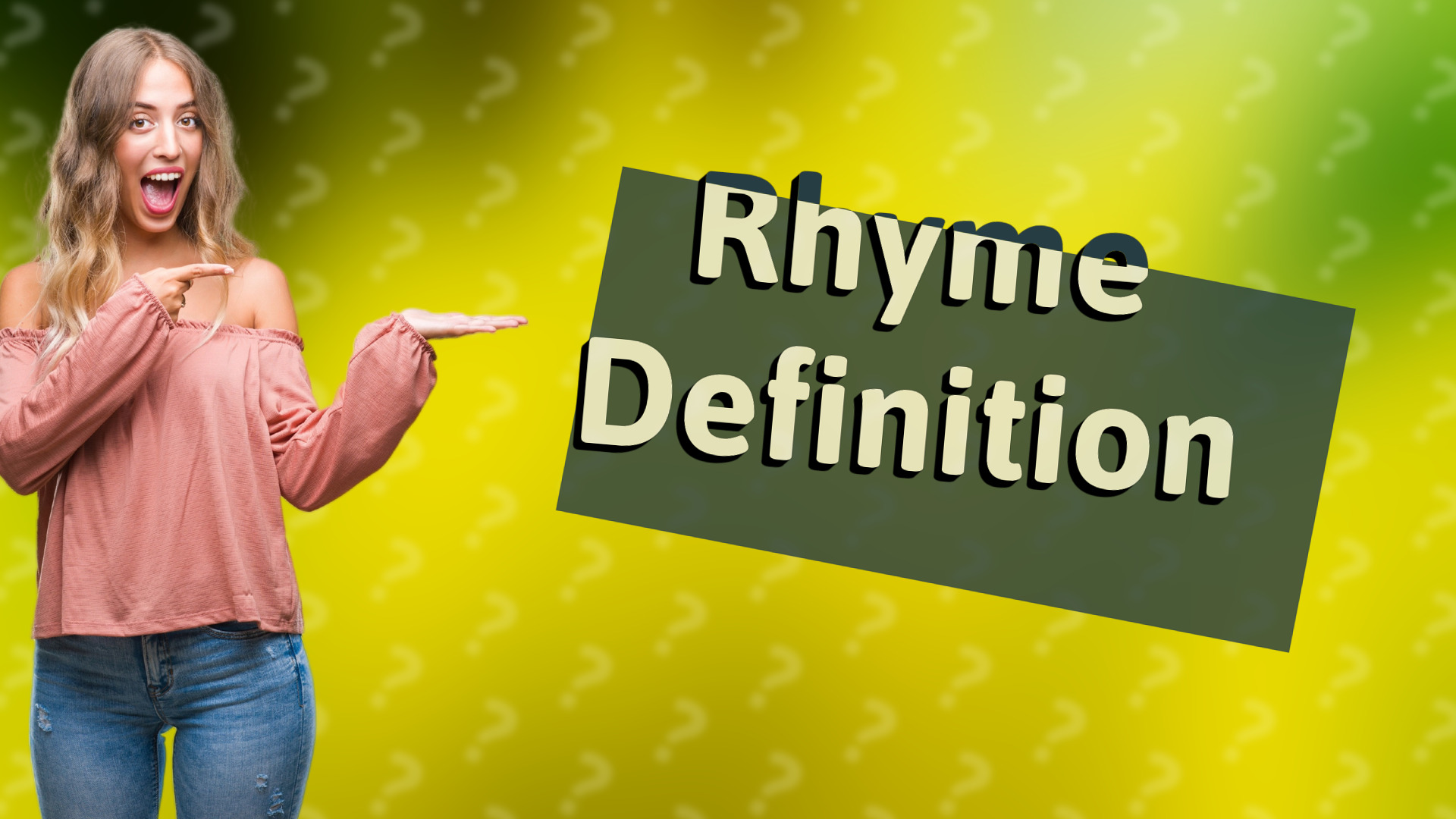 Rhyme Definition