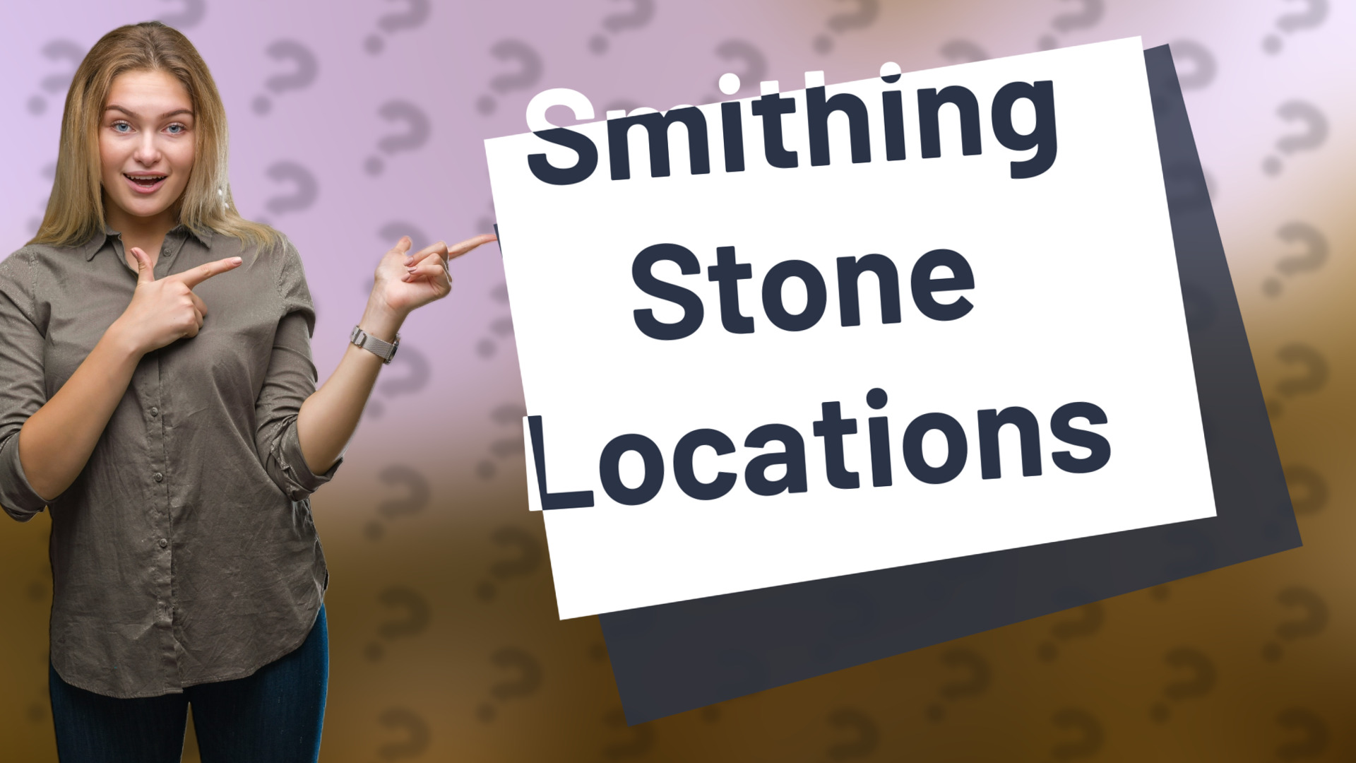 Smithing Stone Locations