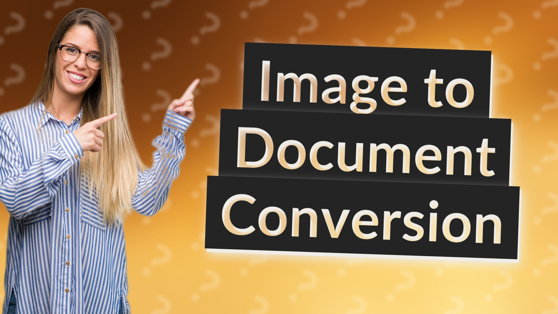 Image to Document Conversion