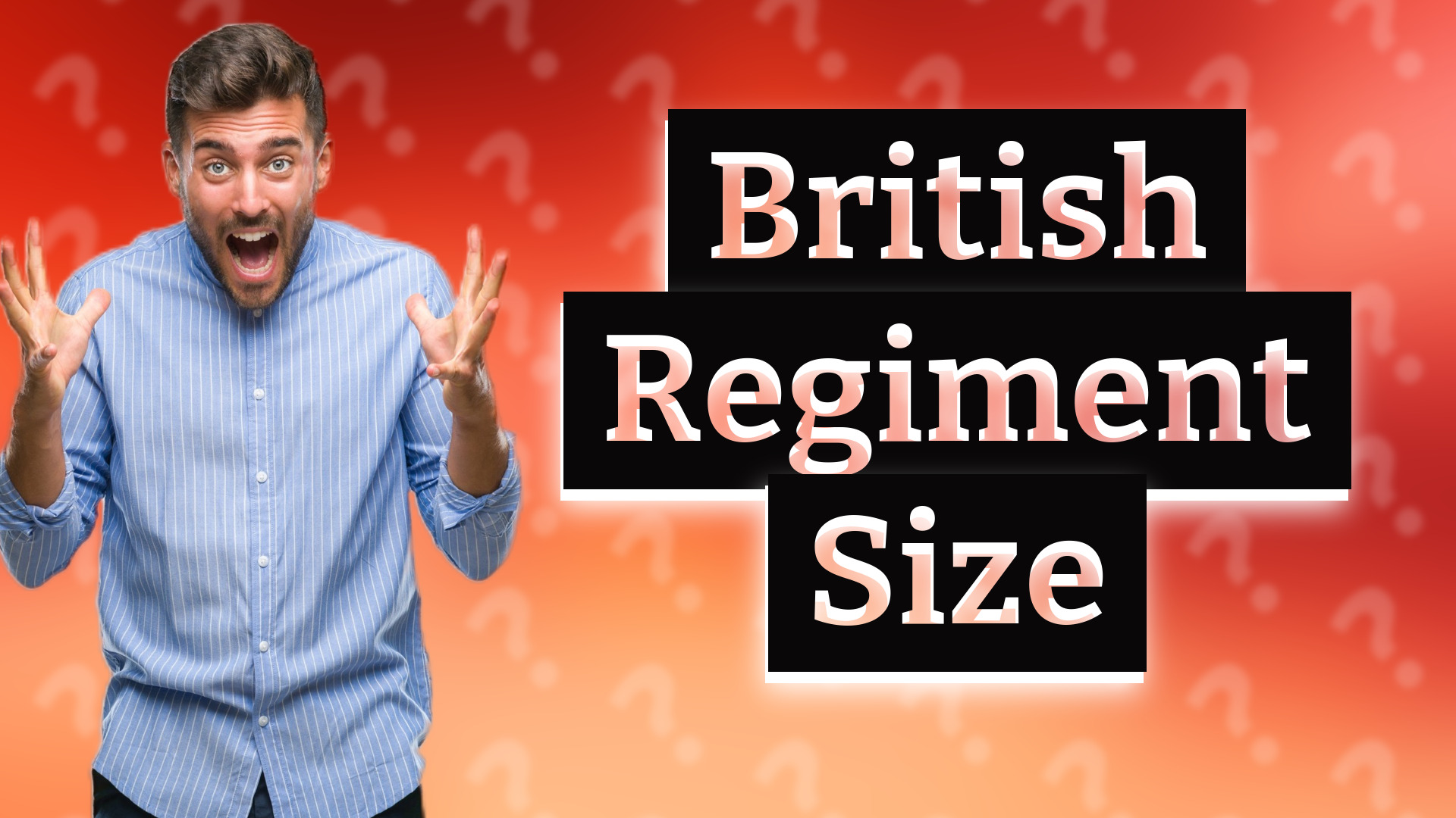 British Regiment Size