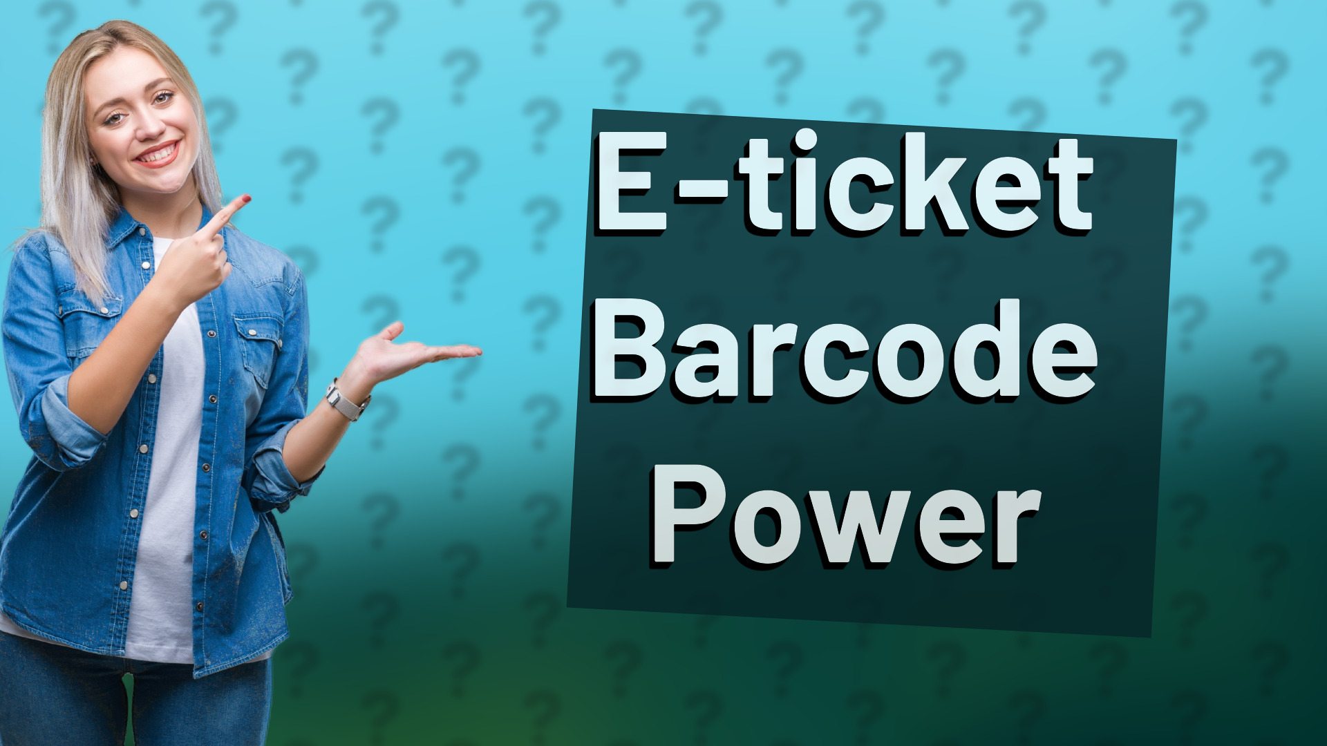 E-ticket Barcode Power