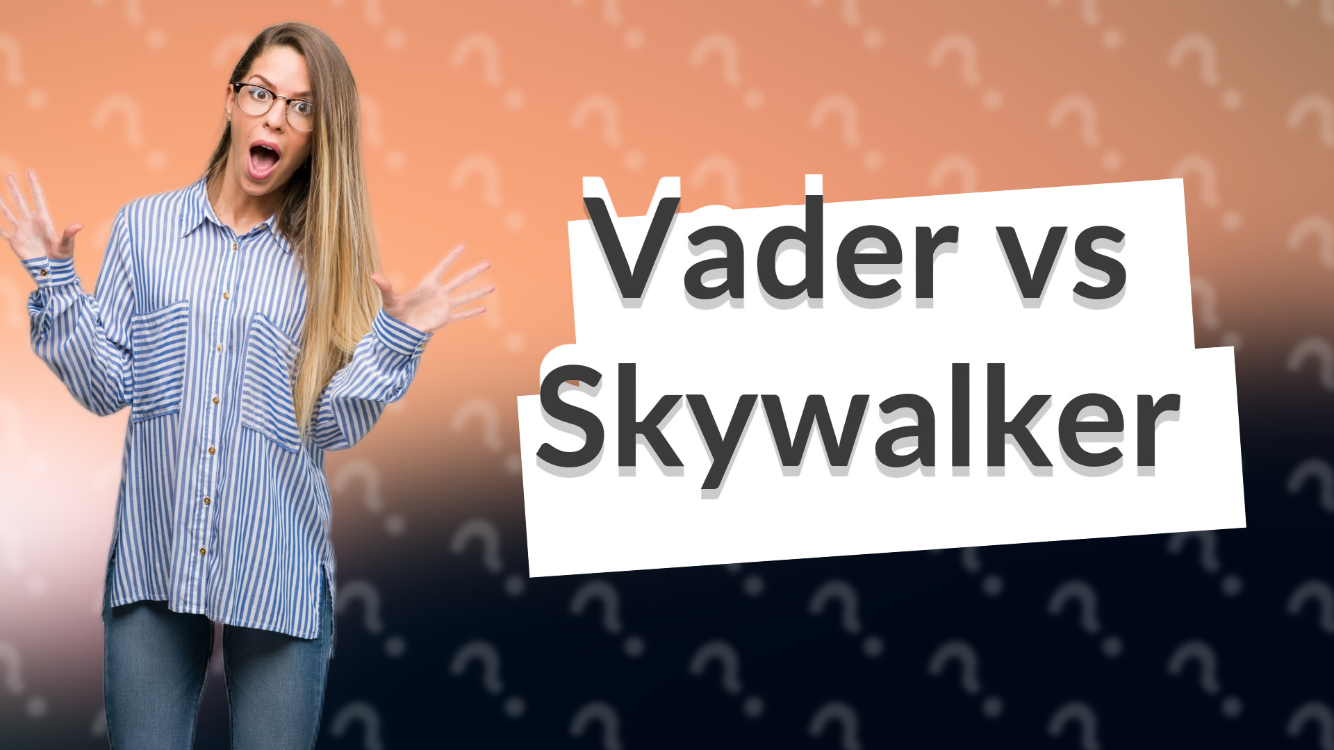 Vader vs Skywalker