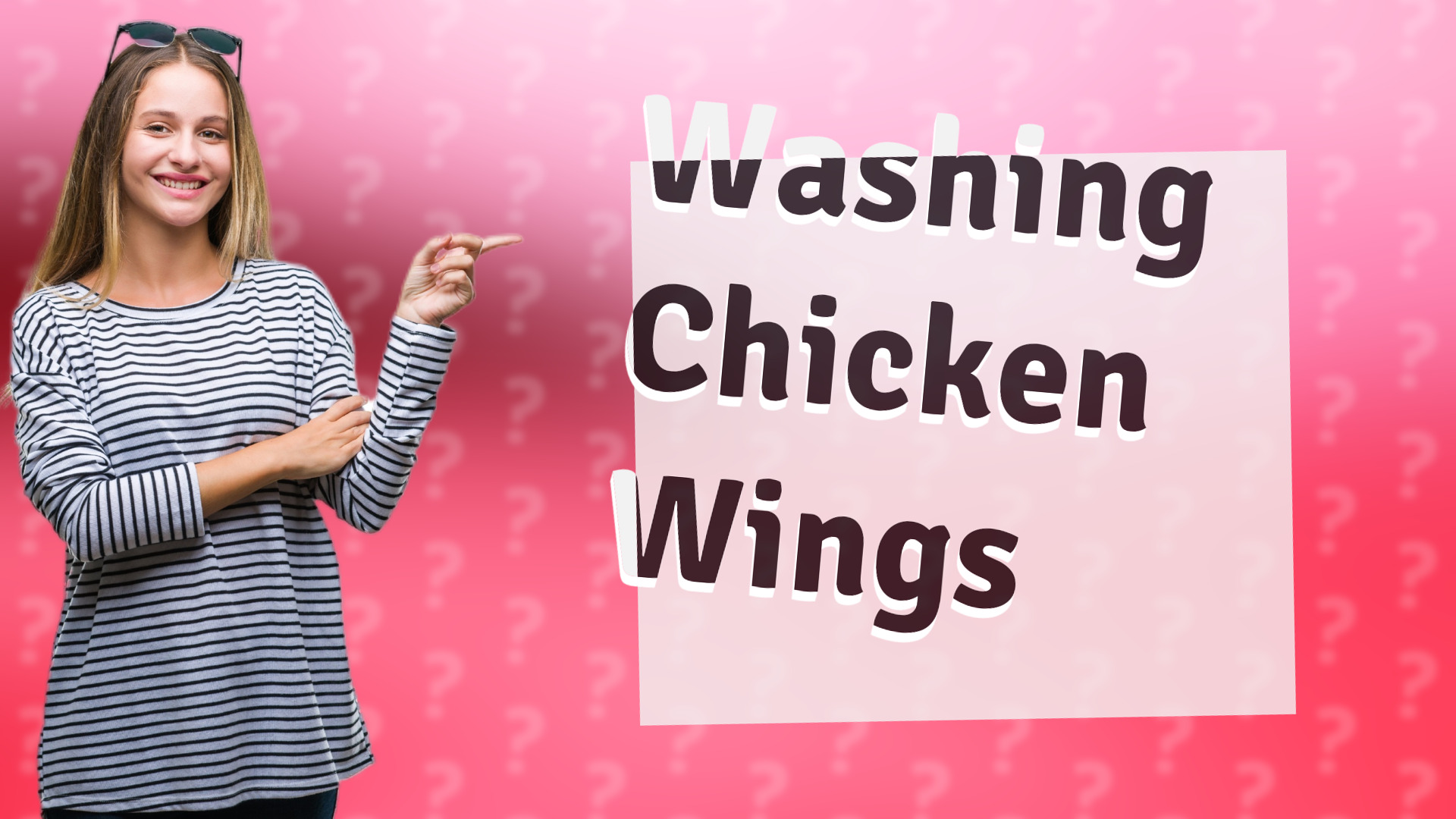 Washing Chicken Wings