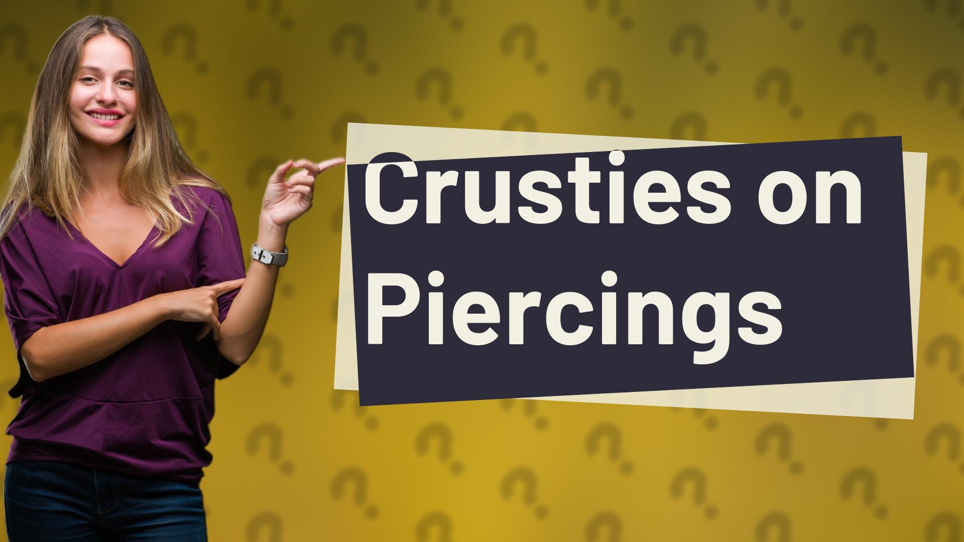 Crusties on Piercings