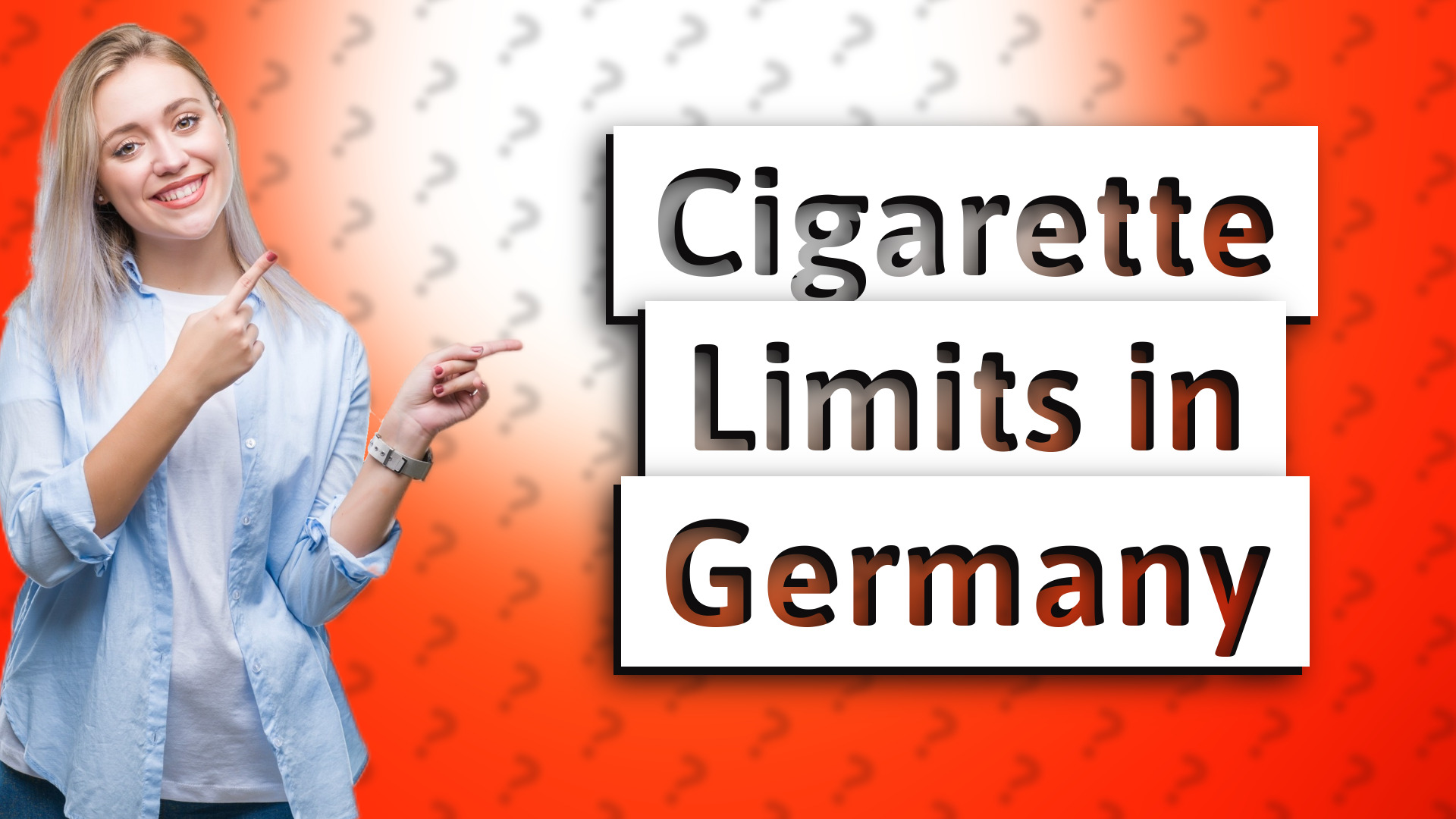 Cigarette Limits in Germany