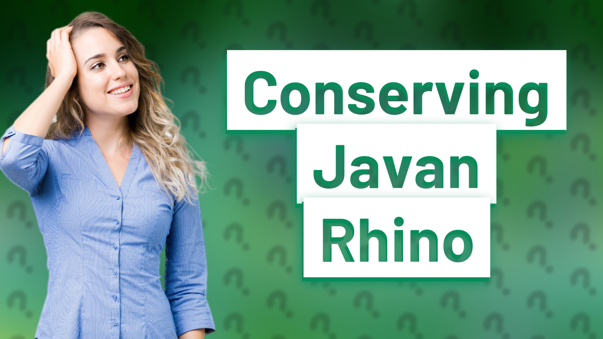 Conserving Javan Rhino