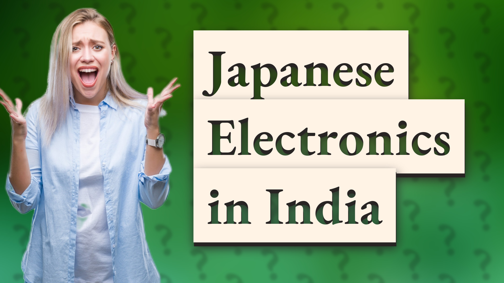 Japanese Electronics in India