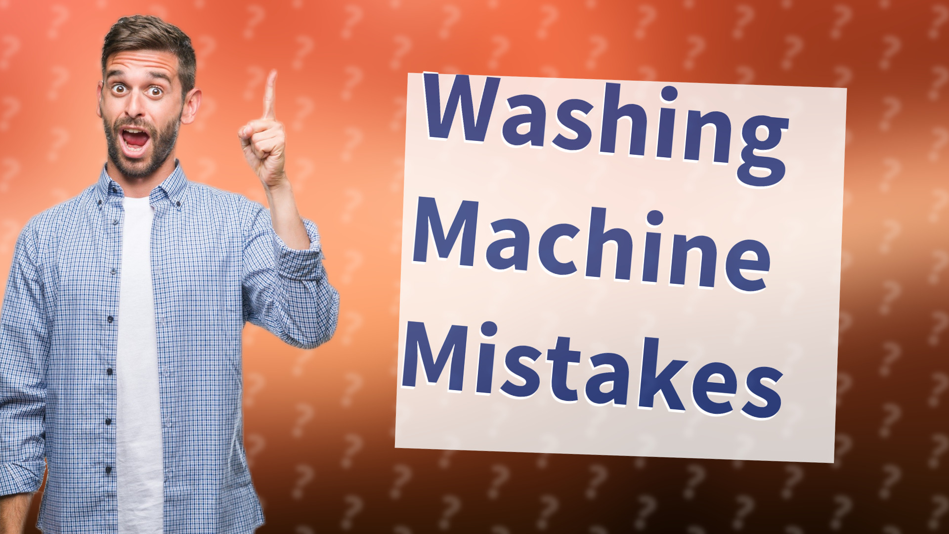 Washing Machine Mistakes