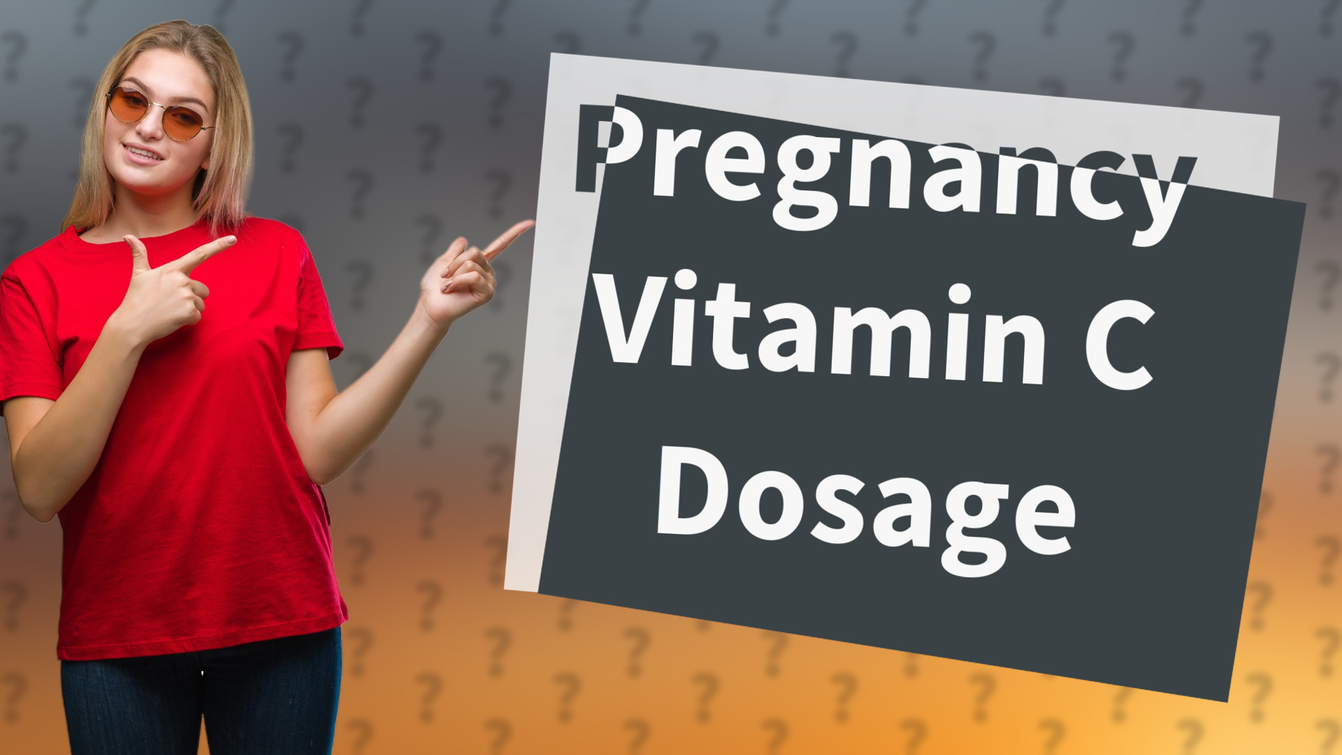 Pregnancy Vitamin C Dosage