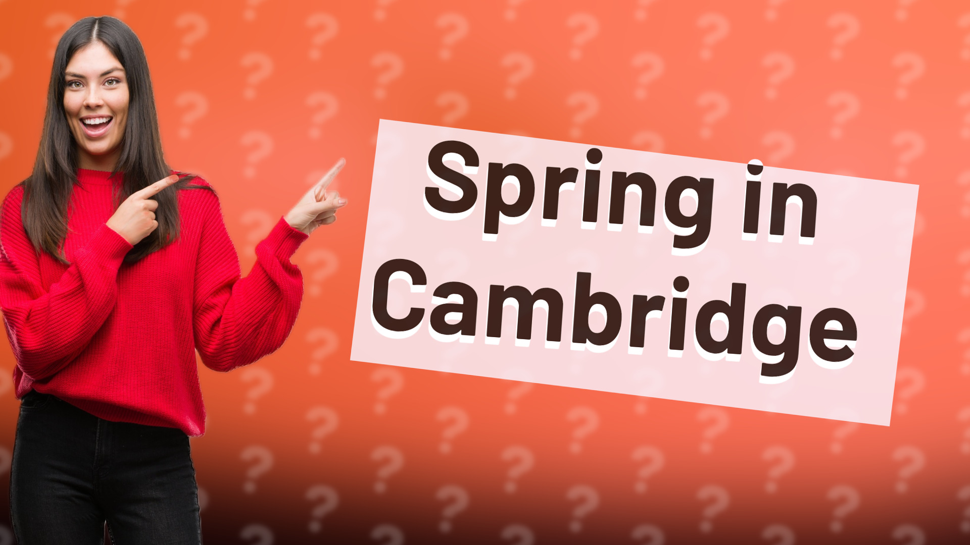 Spring in Cambridge