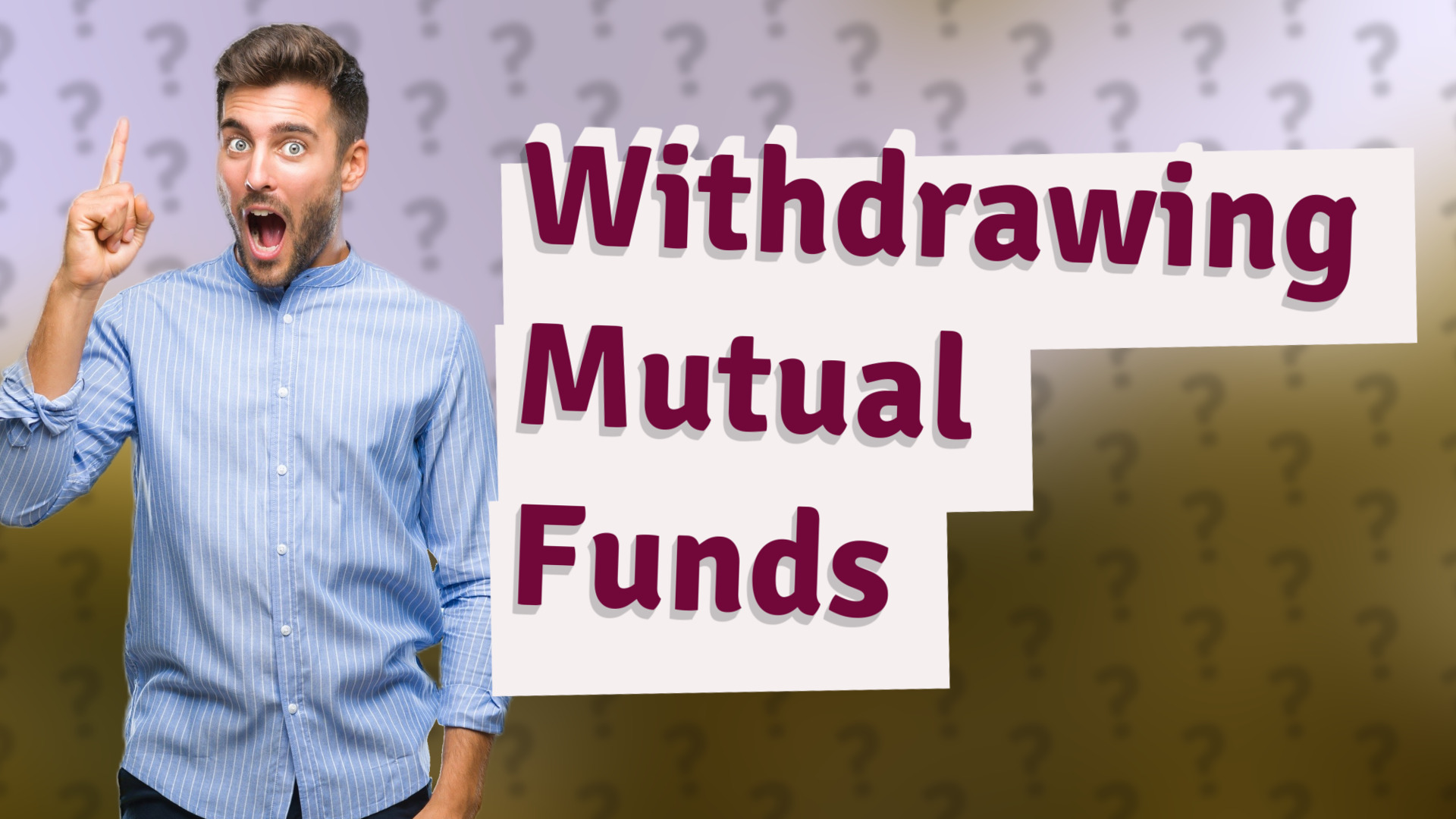 Withdrawing Mutual Funds