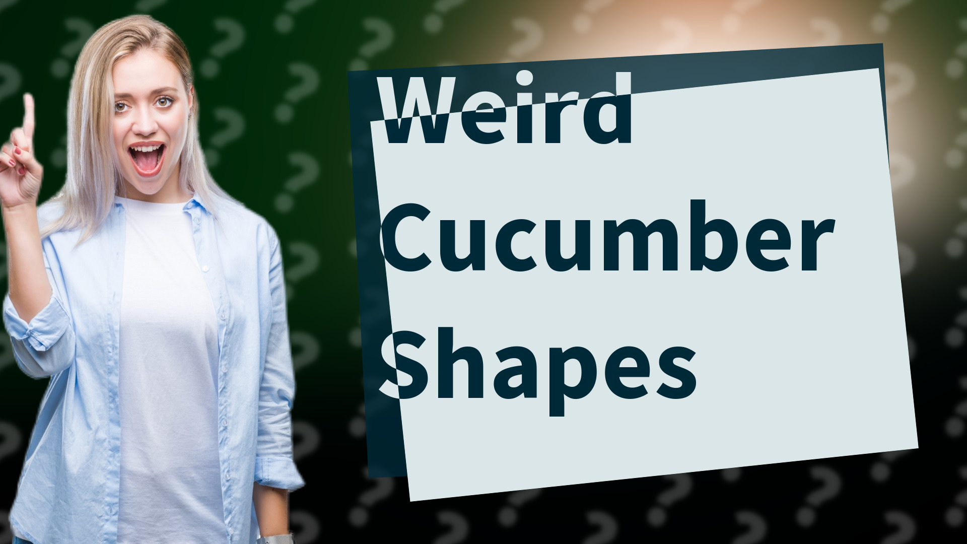 Weird Cucumber Shapes