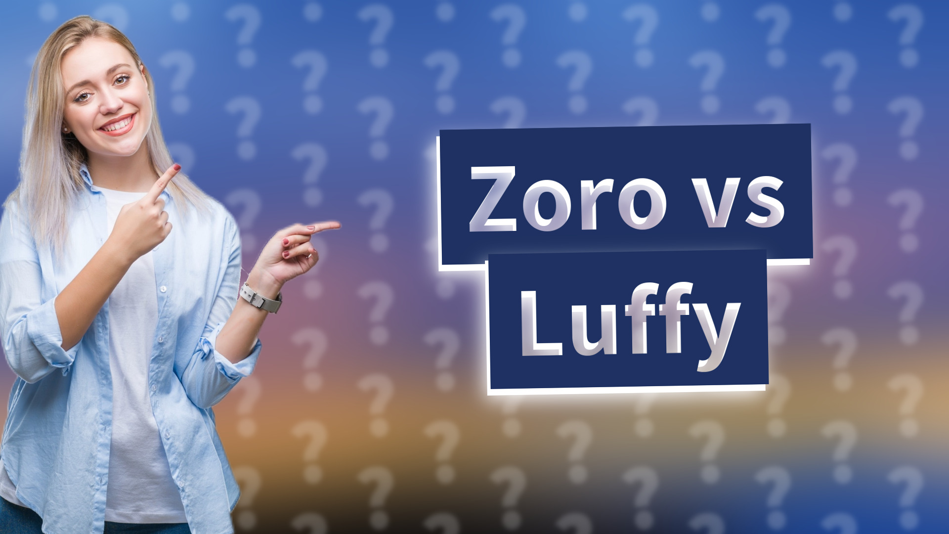 Zoro vs Luffy