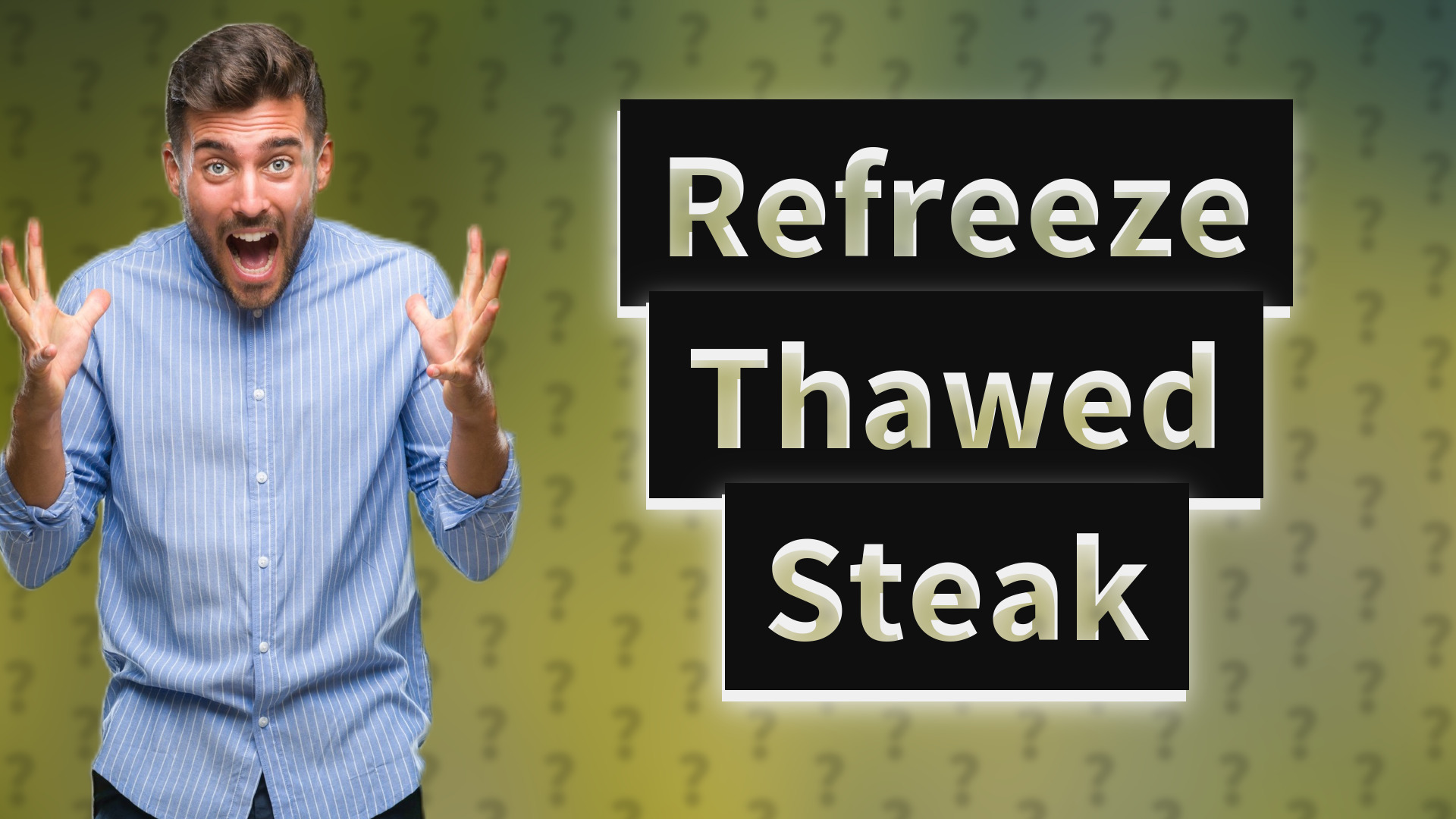 Refreeze Thawed Steak
