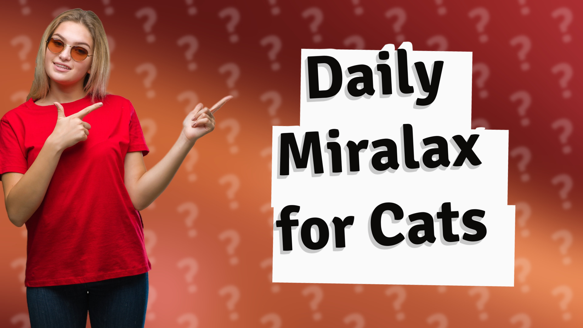 Daily Miralax for Cats