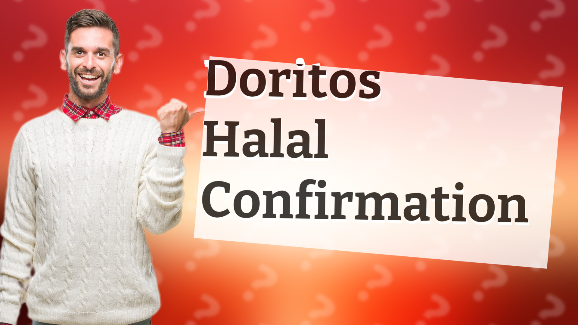 Doritos Halal Confirmation