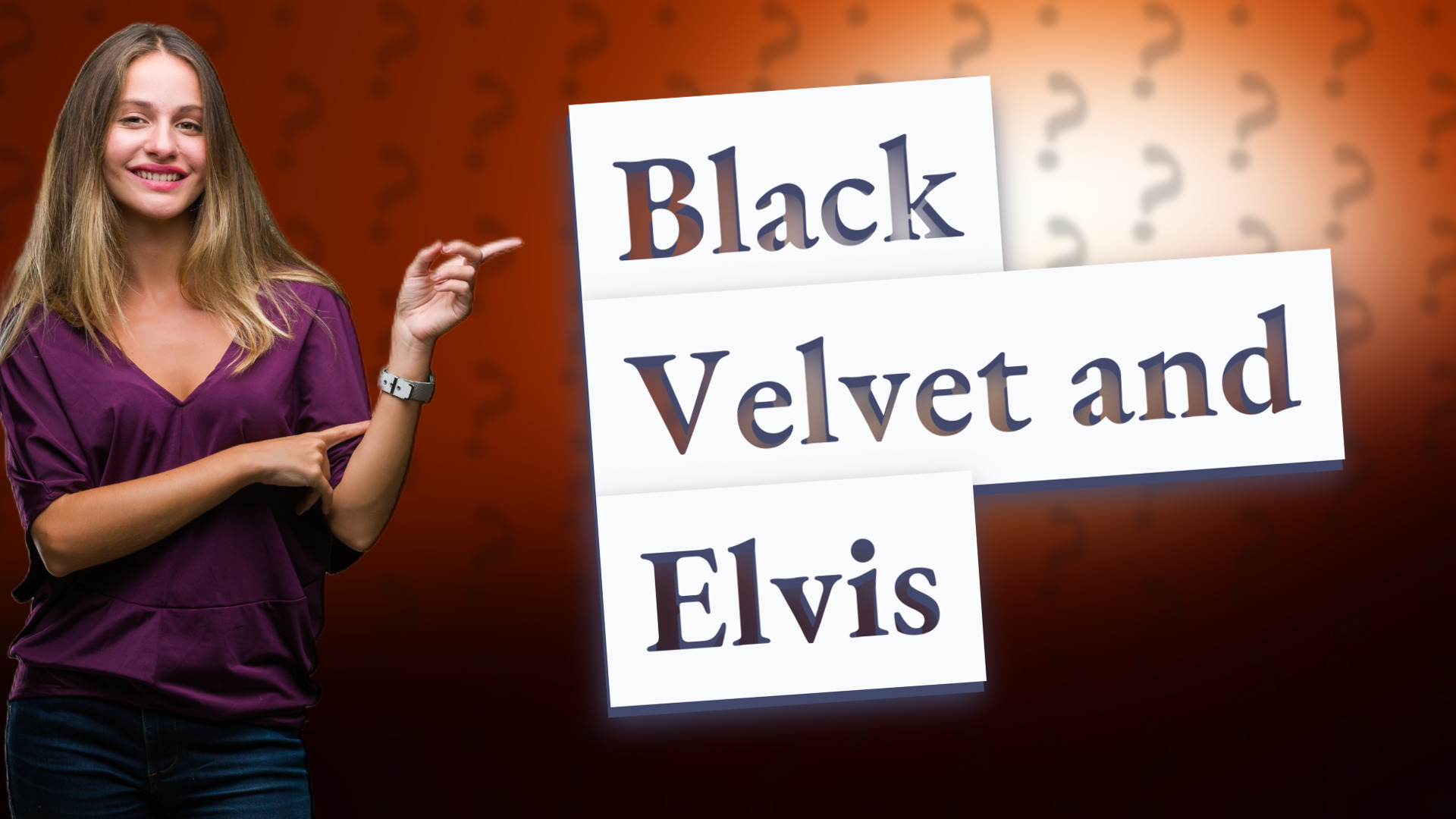 Black Velvet and Elvis
