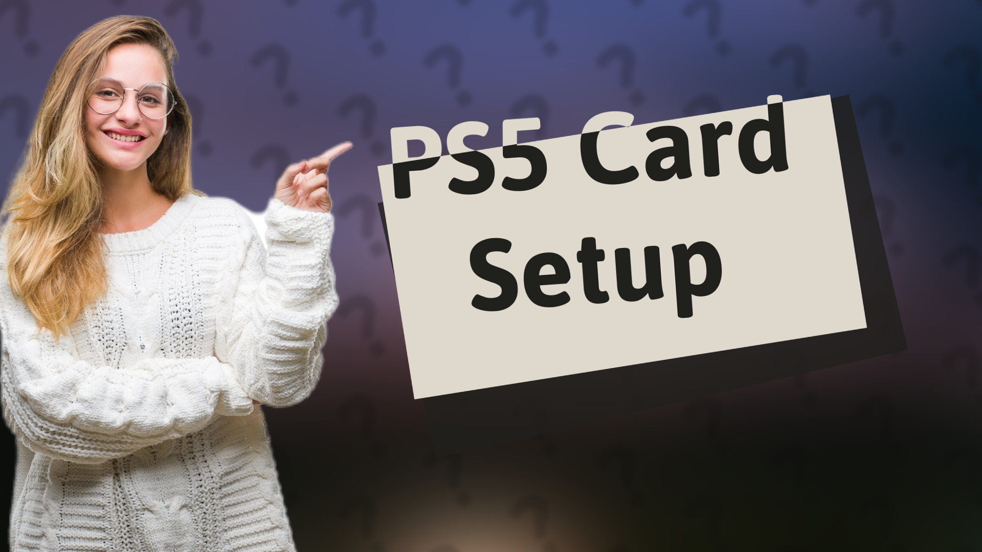 PS5 Card Setup