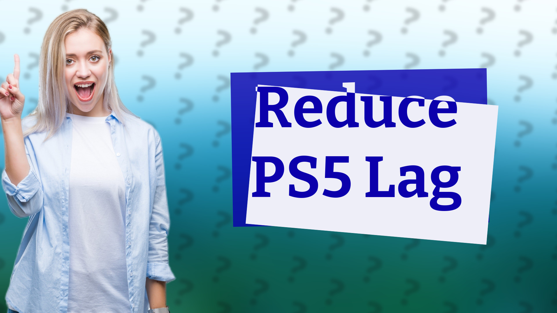 Reduce PS5 Lag