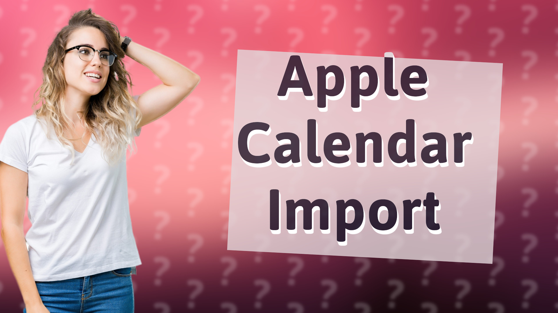 Apple Calendar Import