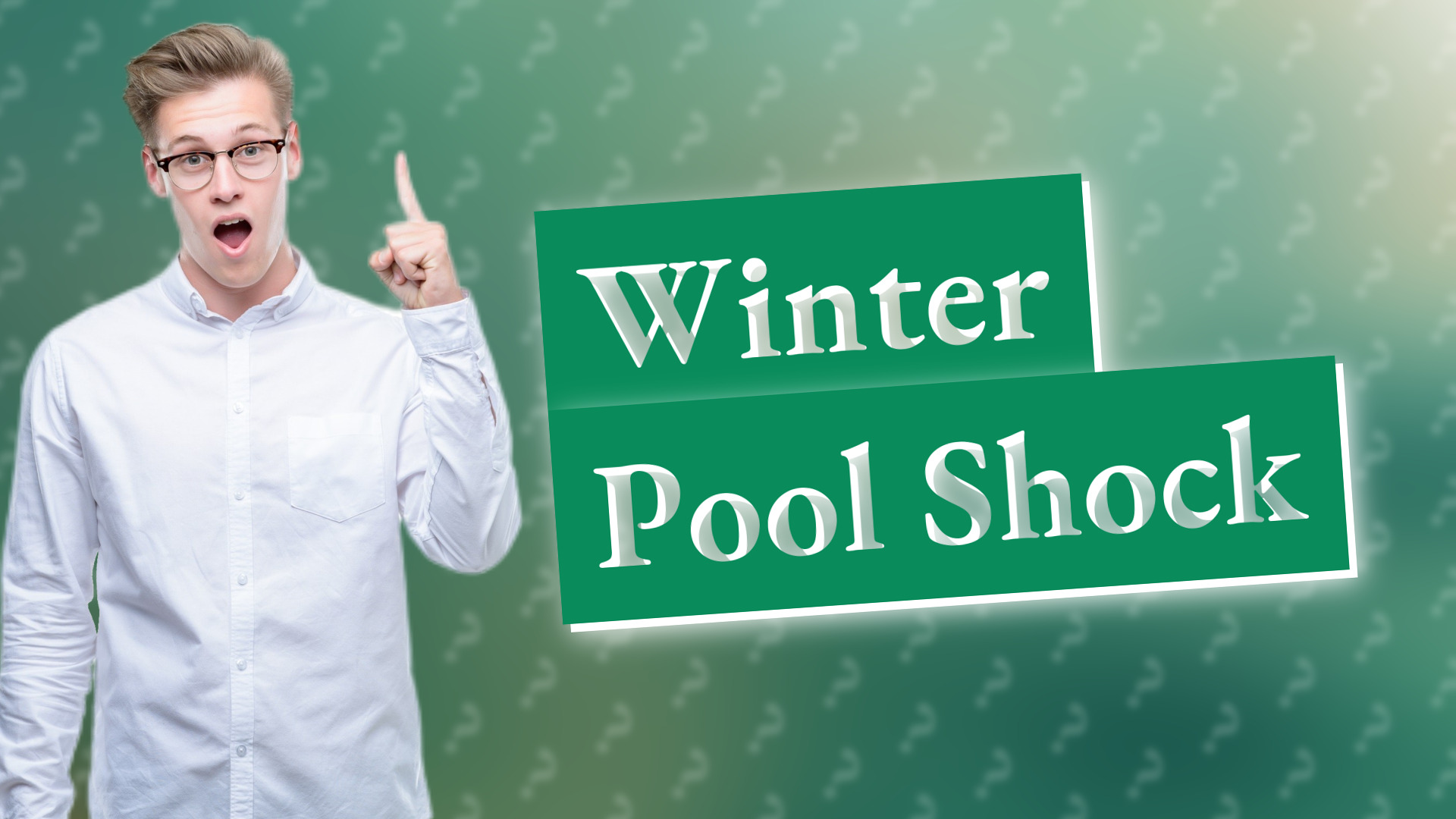 Winter Pool Shock