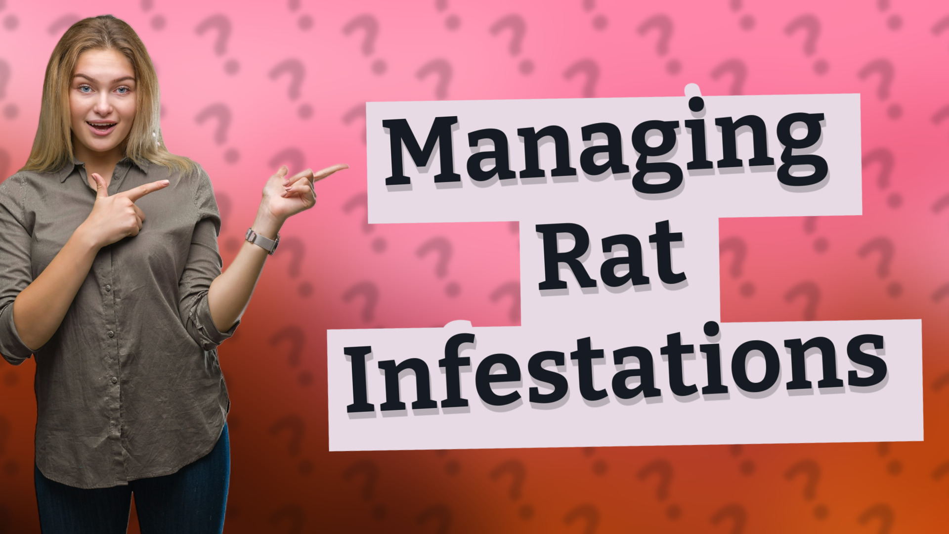 Managing Rat Infestations