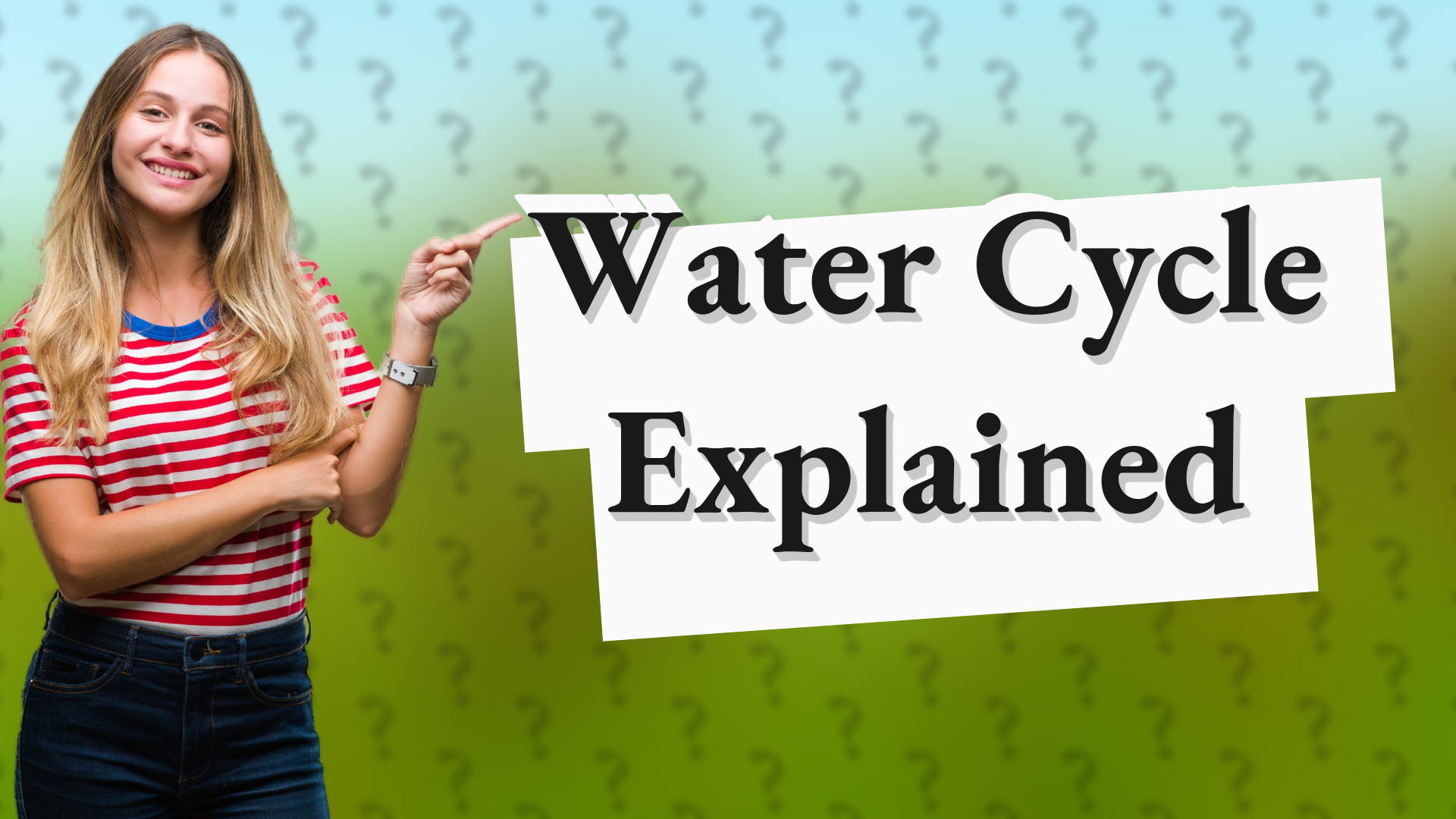 Water Cycle Explained