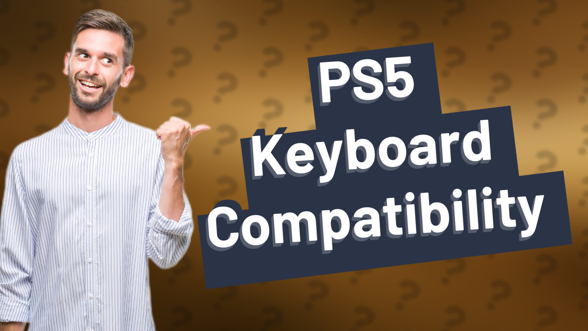 PS5 Keyboard Compatibility