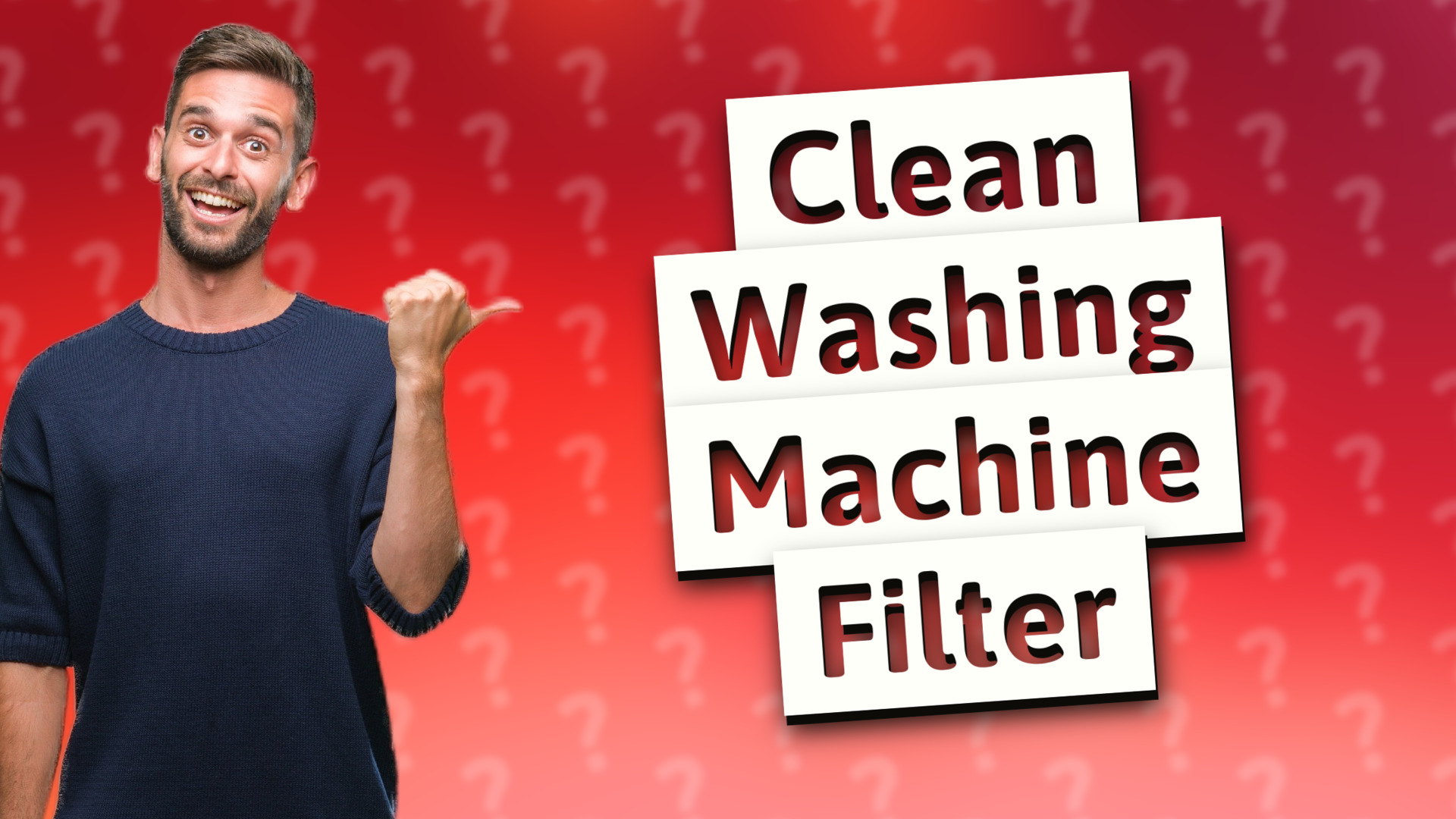 Clean Washing Machine Filter