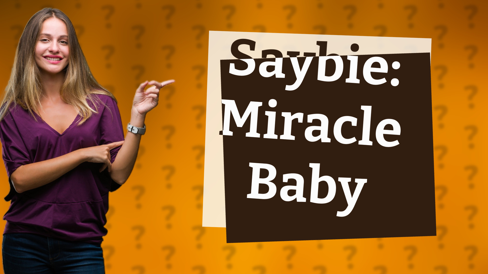 Saybie: Miracle Baby
