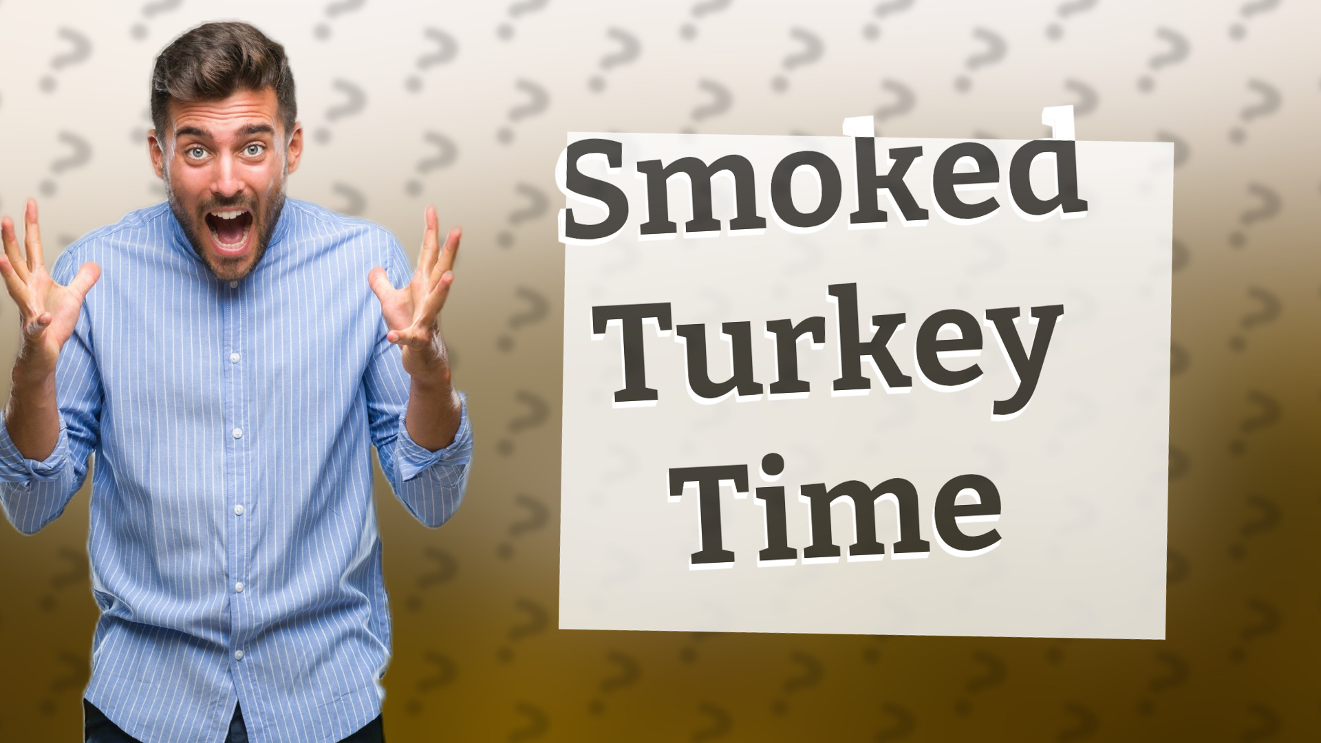 Smoked Turkey Time