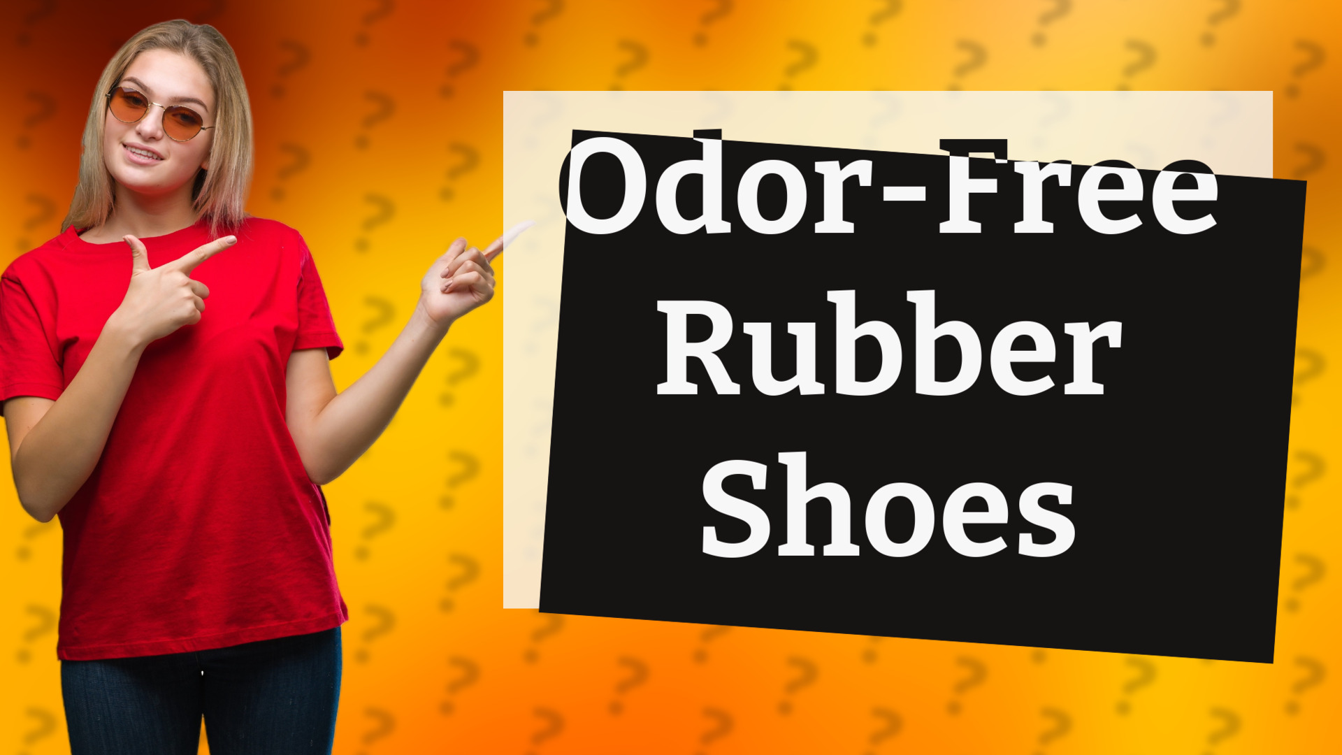 Odor-Free Rubber Shoes