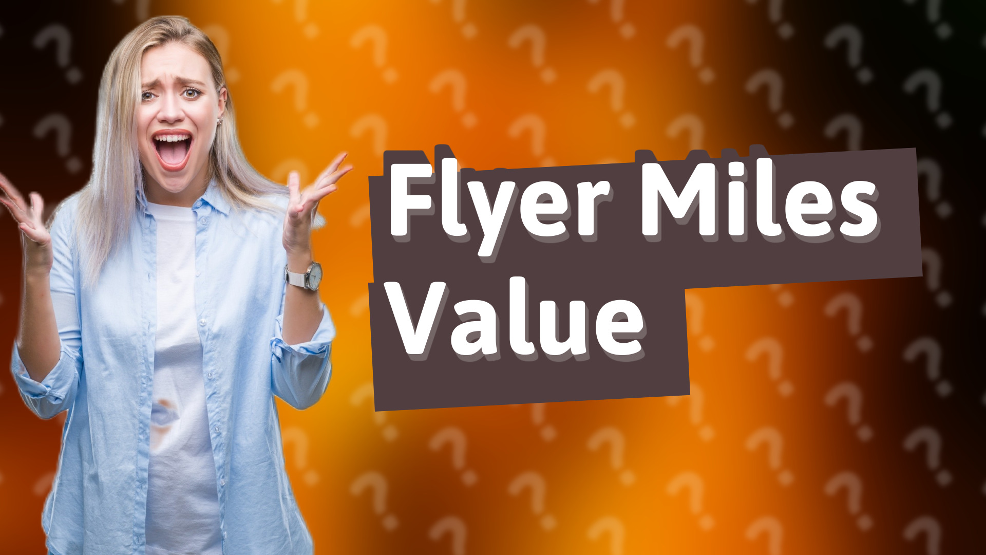 Flyer Miles Value