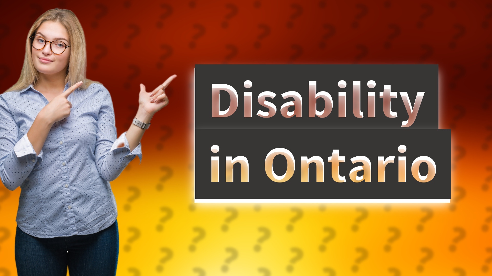 Disability in Ontario
