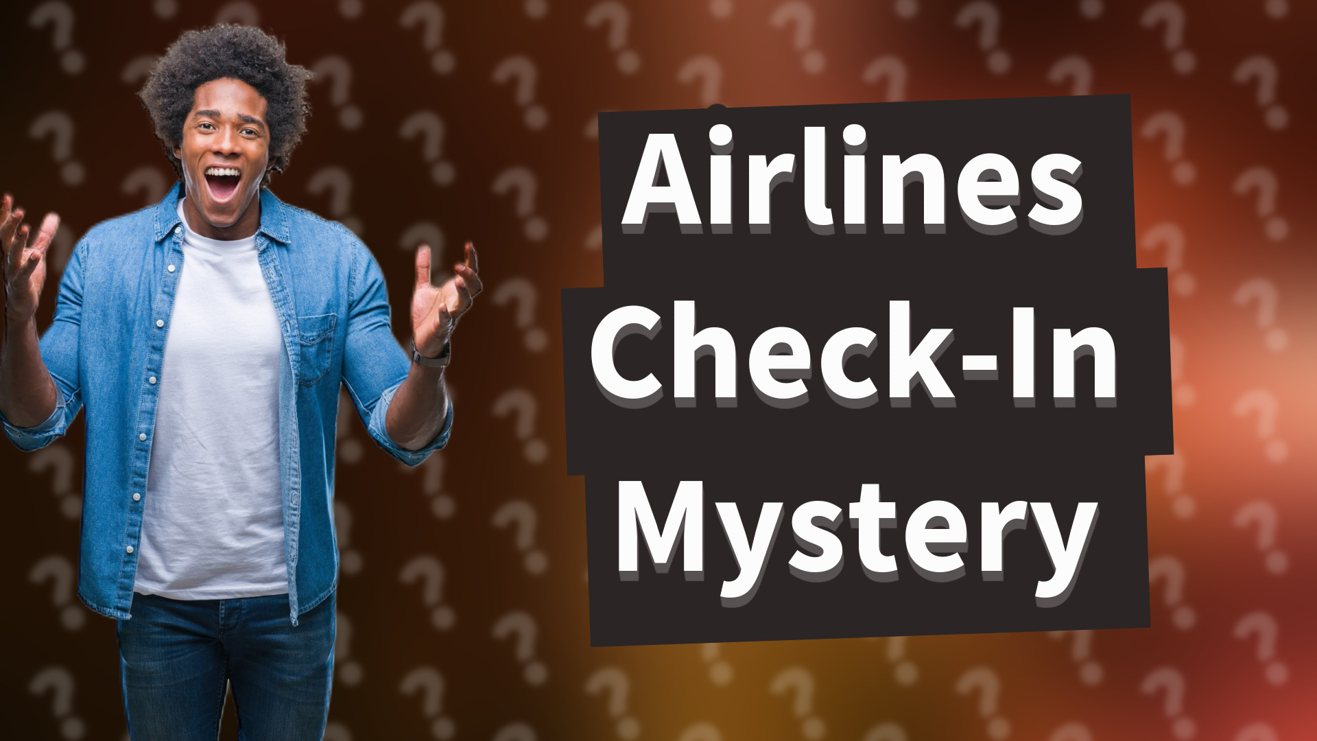 Airlines Check-In Mystery
