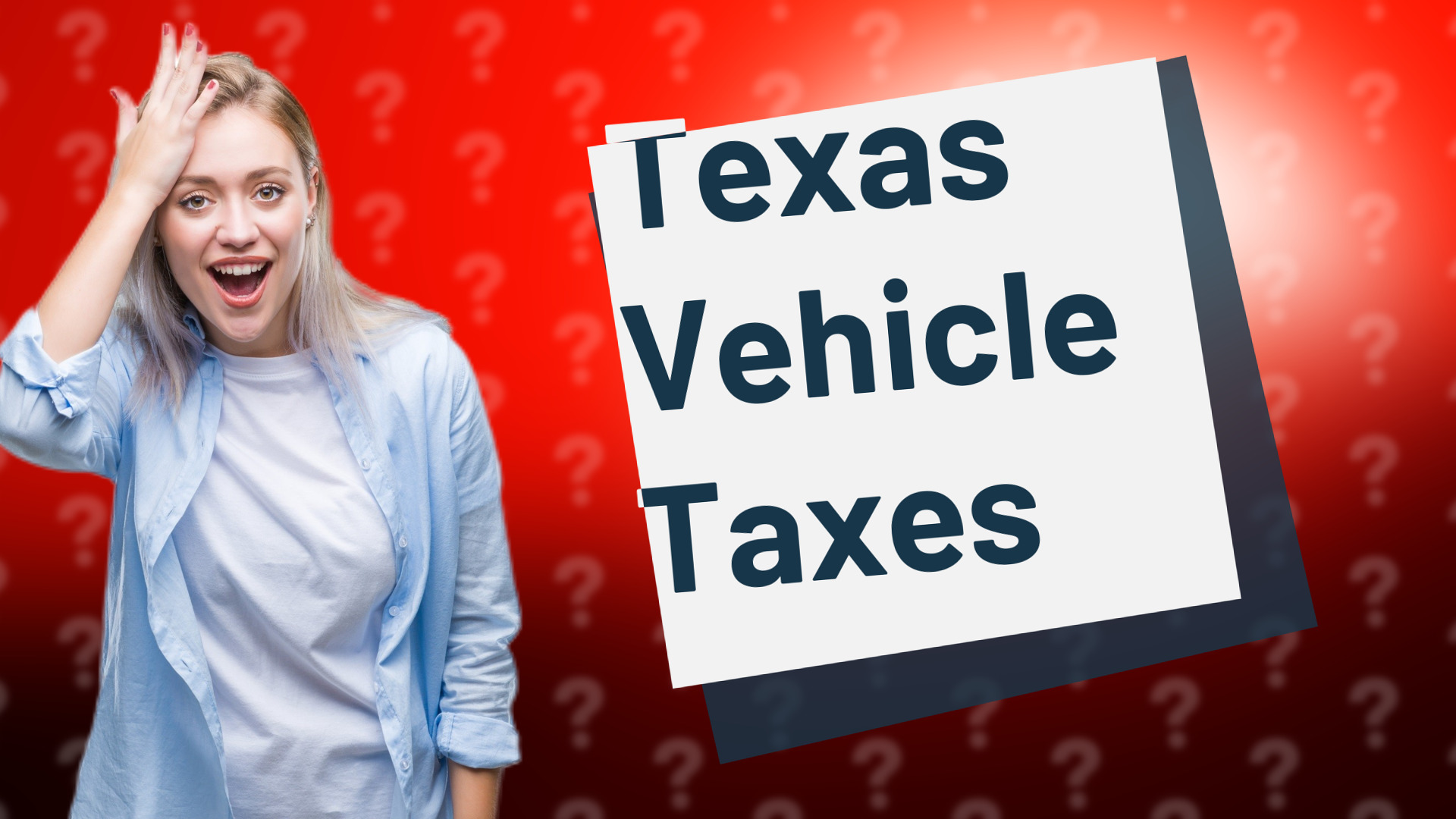 Texas Vehicle Taxes