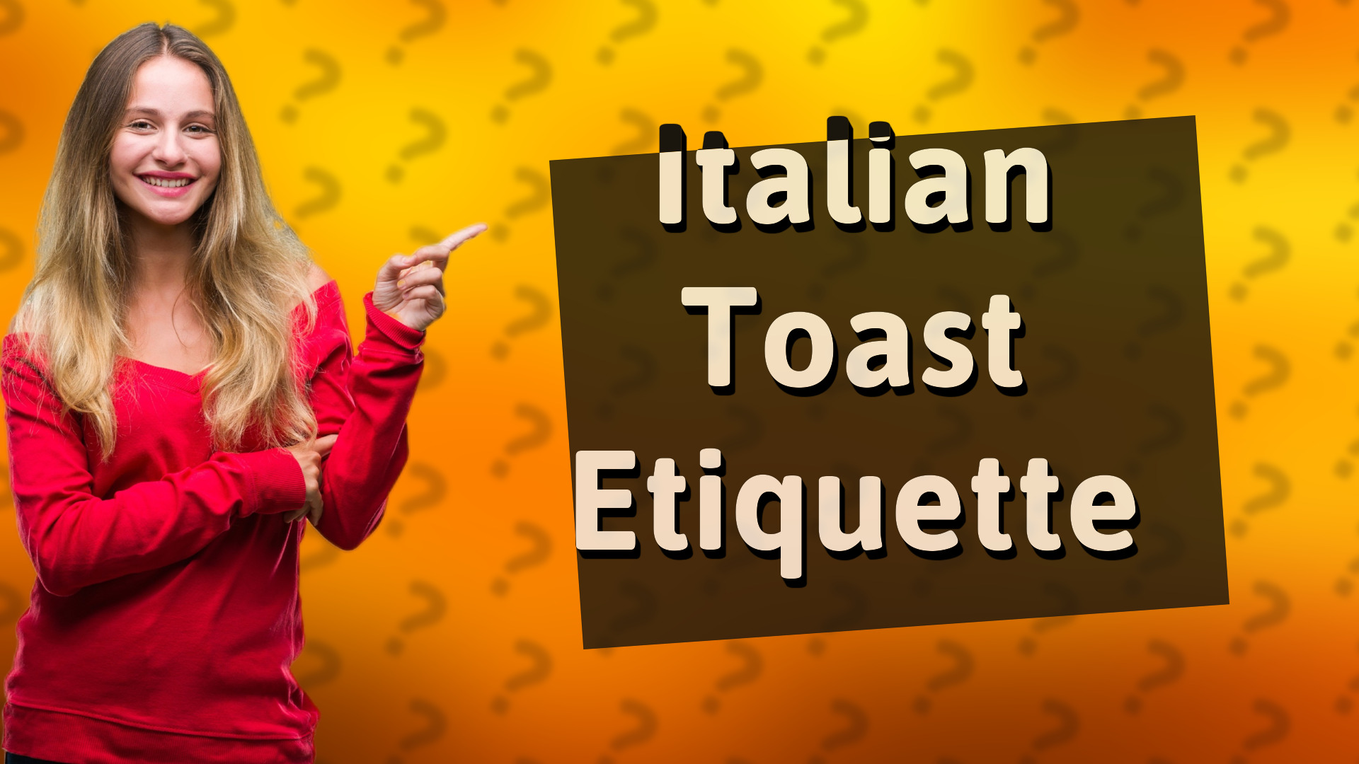 Italian Toast Etiquette