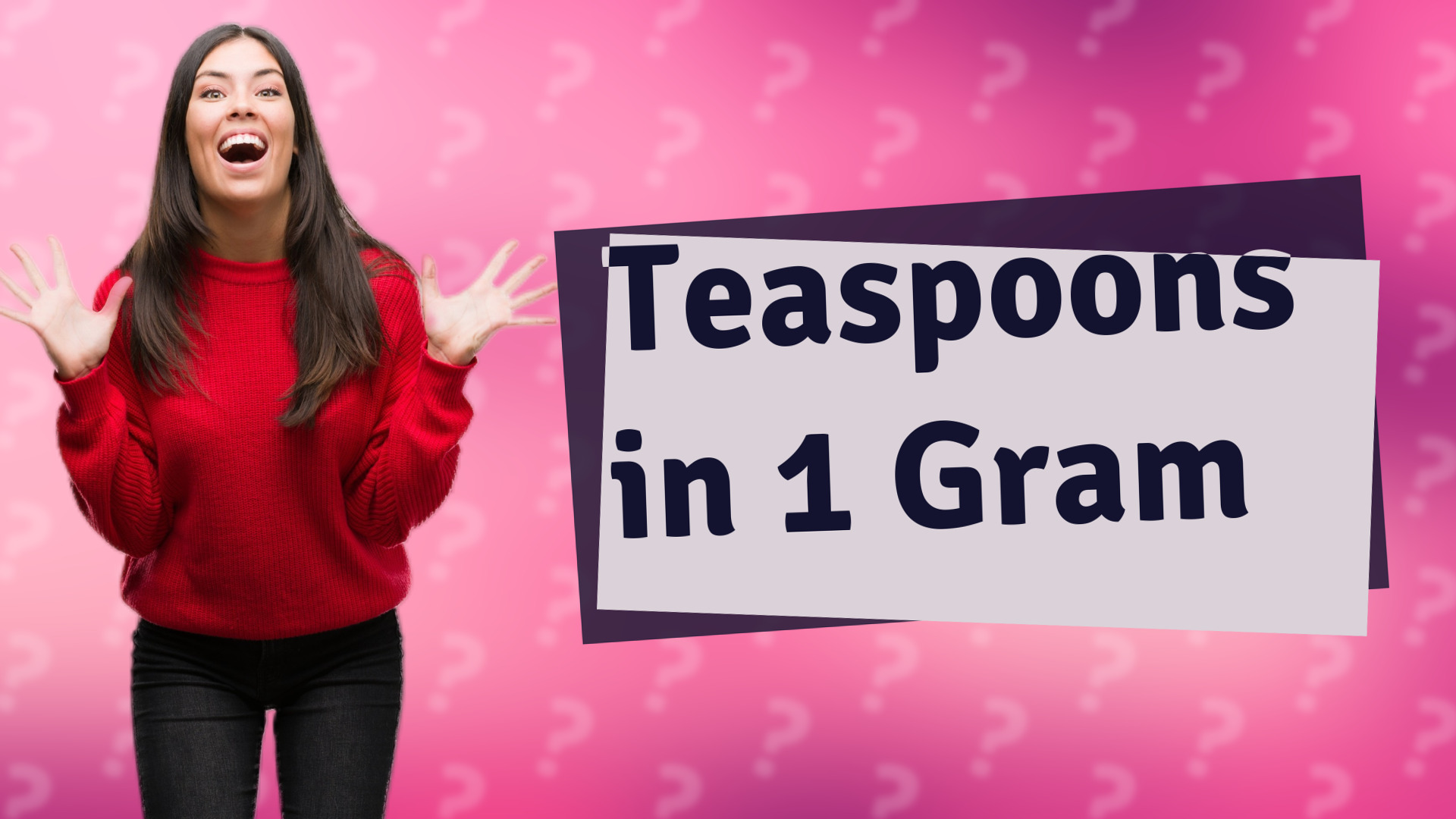 Teaspoons in 1 Gram