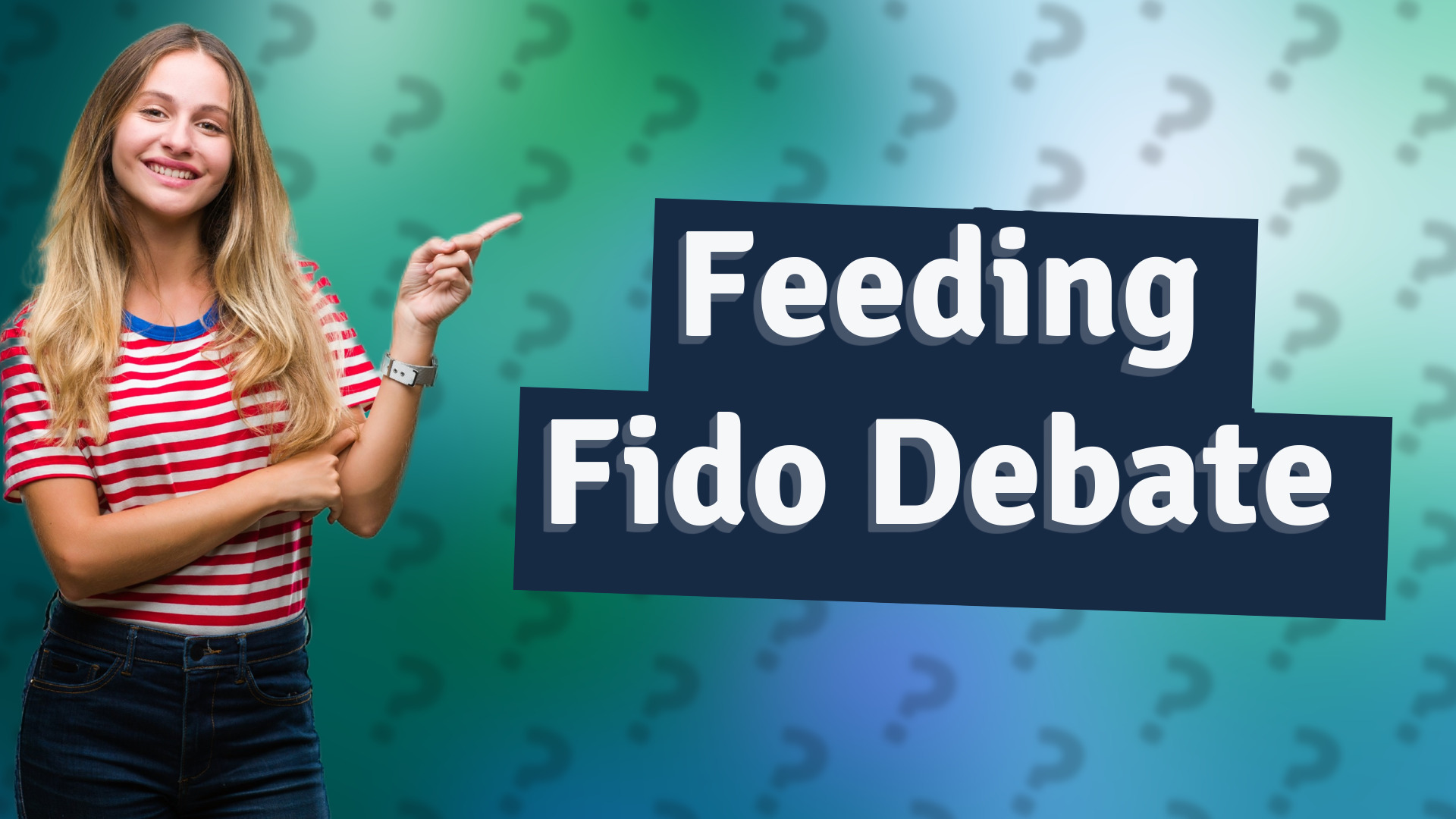 Feeding Fido Debate