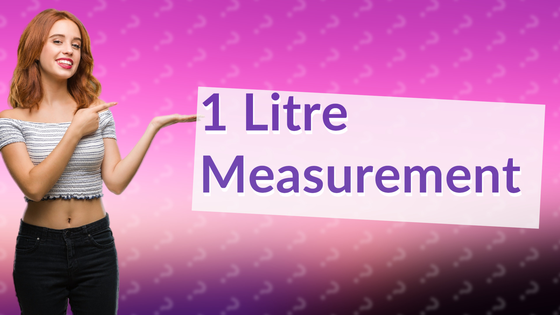 1 Litre Measurement